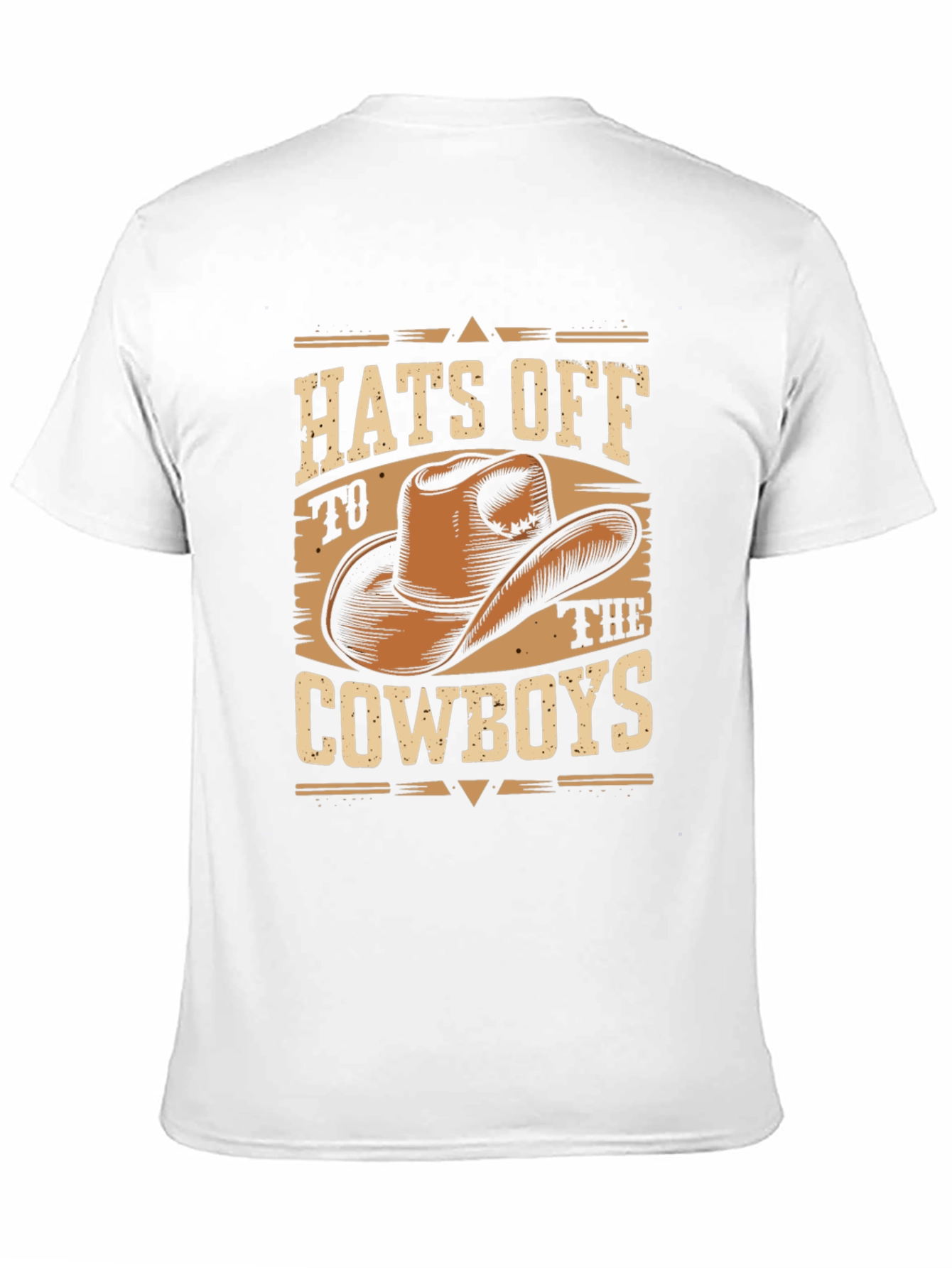 Hats Off to the Cowboys Graphic T-Shirt