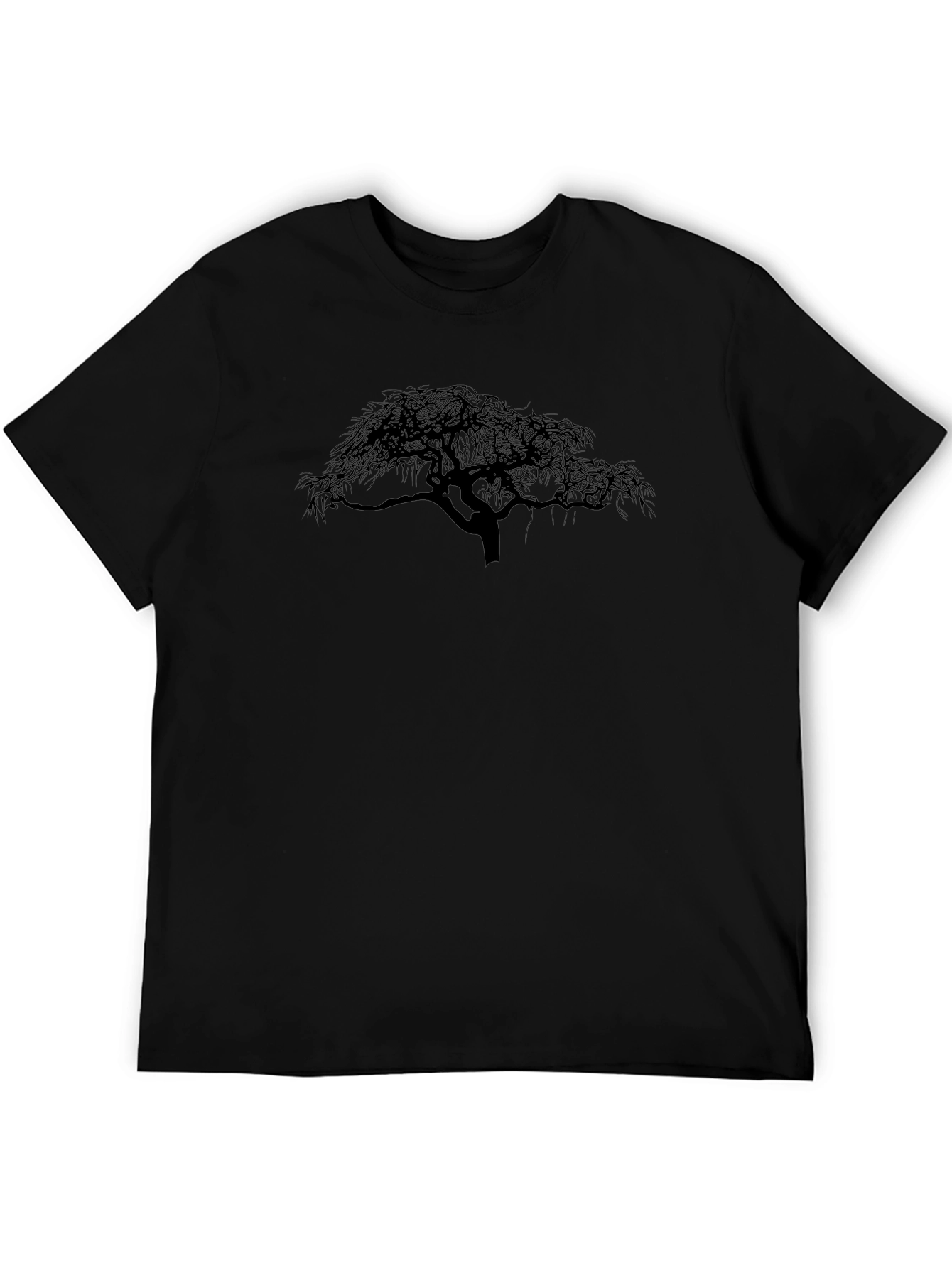 Black Tree Graphic Tee - Casual Style