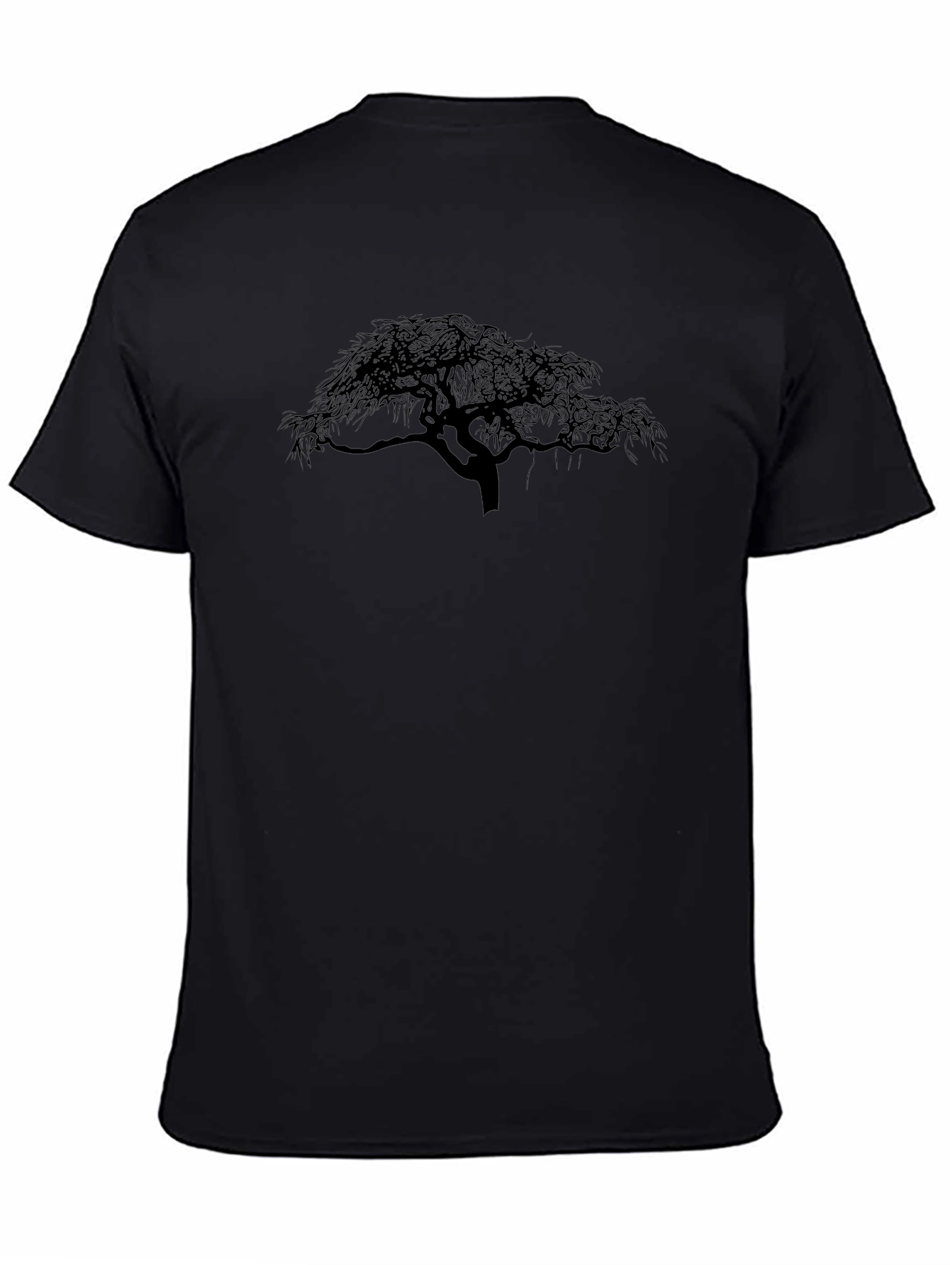 Black Tree Graphic Tee - Casual Style