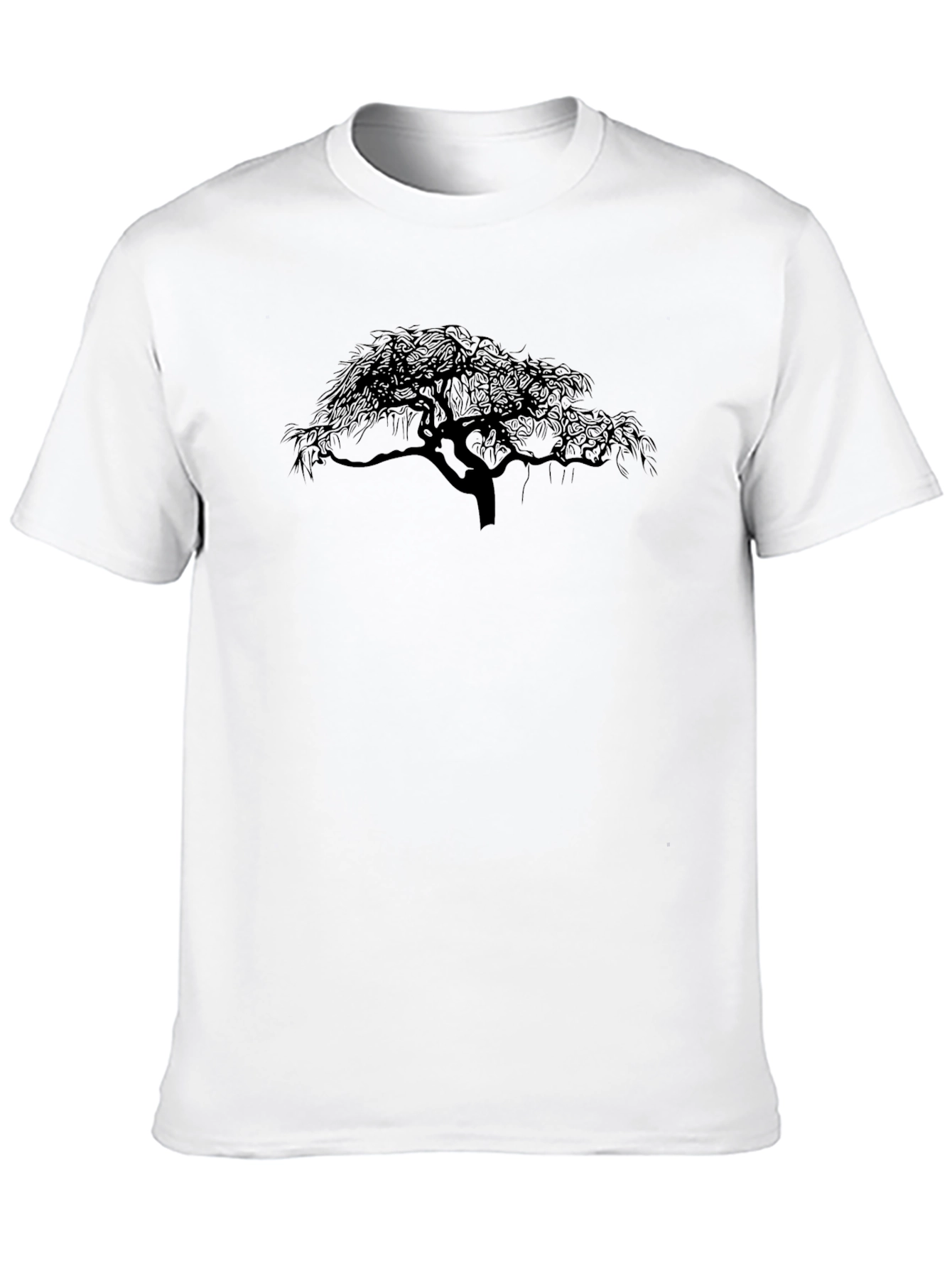 Black Tree Graphic Tee - Casual Style