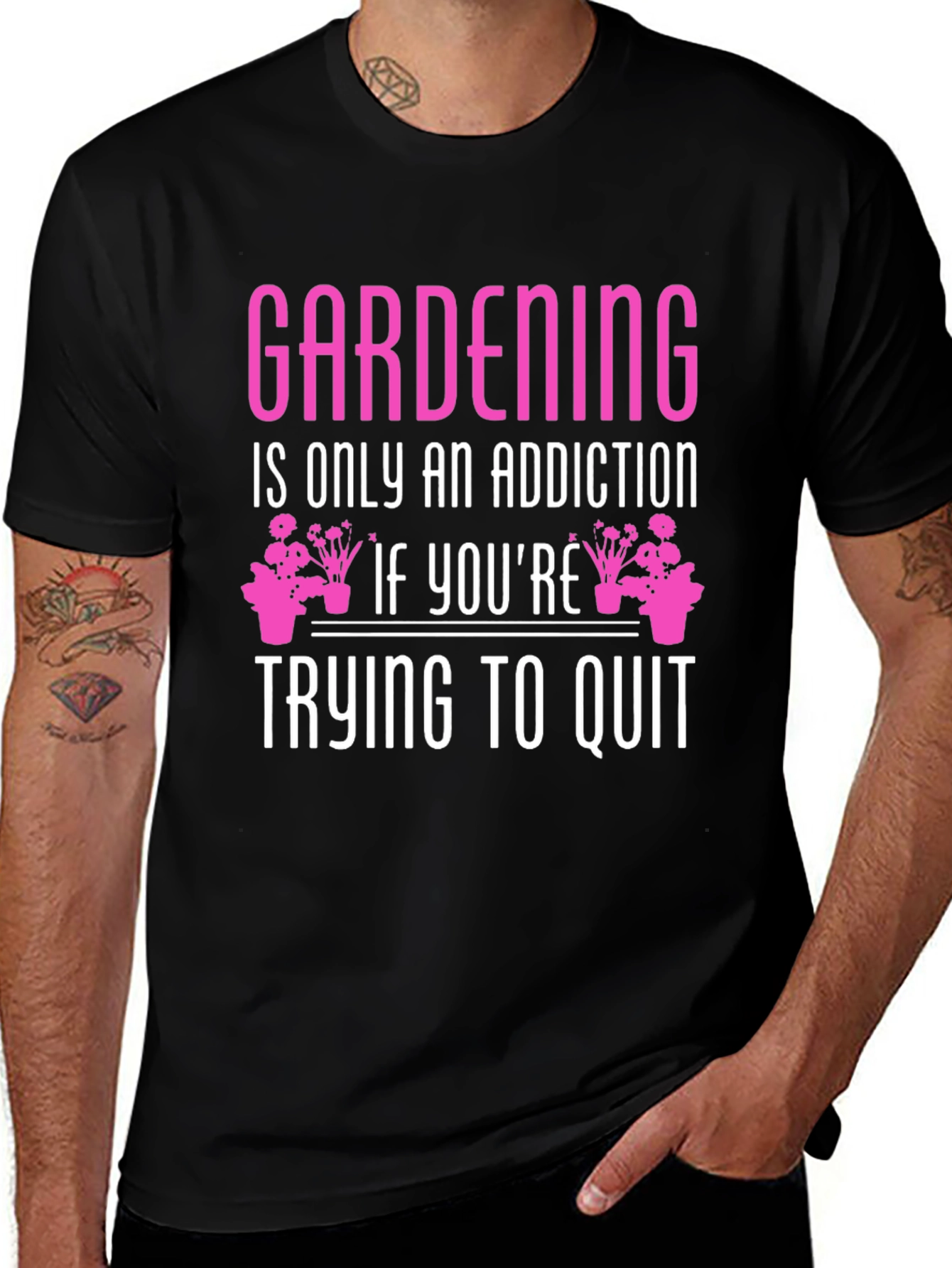 Gardening Addiction Graphic Tee