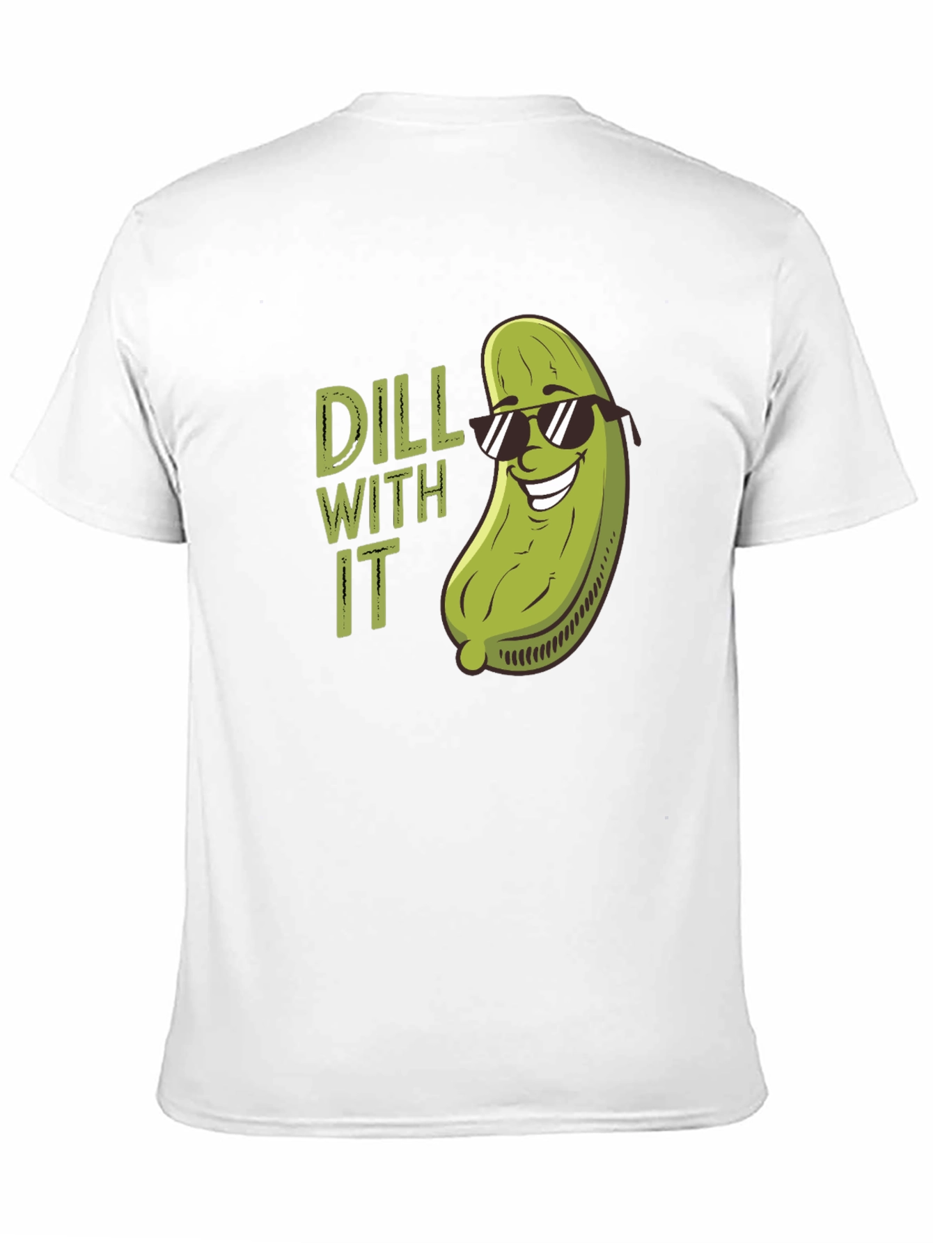 Dill With It Funny Pickle Pun T-Shirt