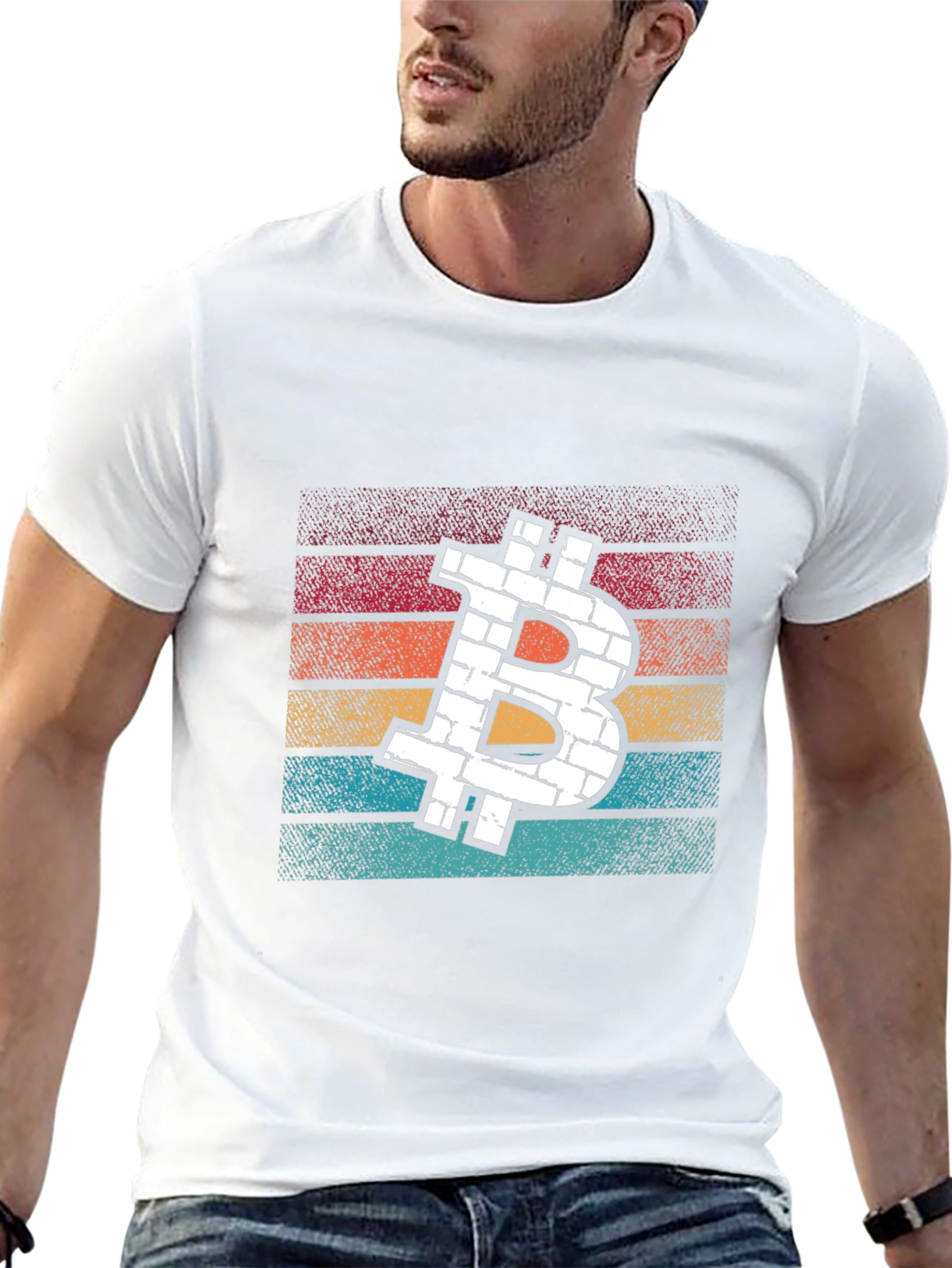 Bitcoin Brick Retro T-Shirt