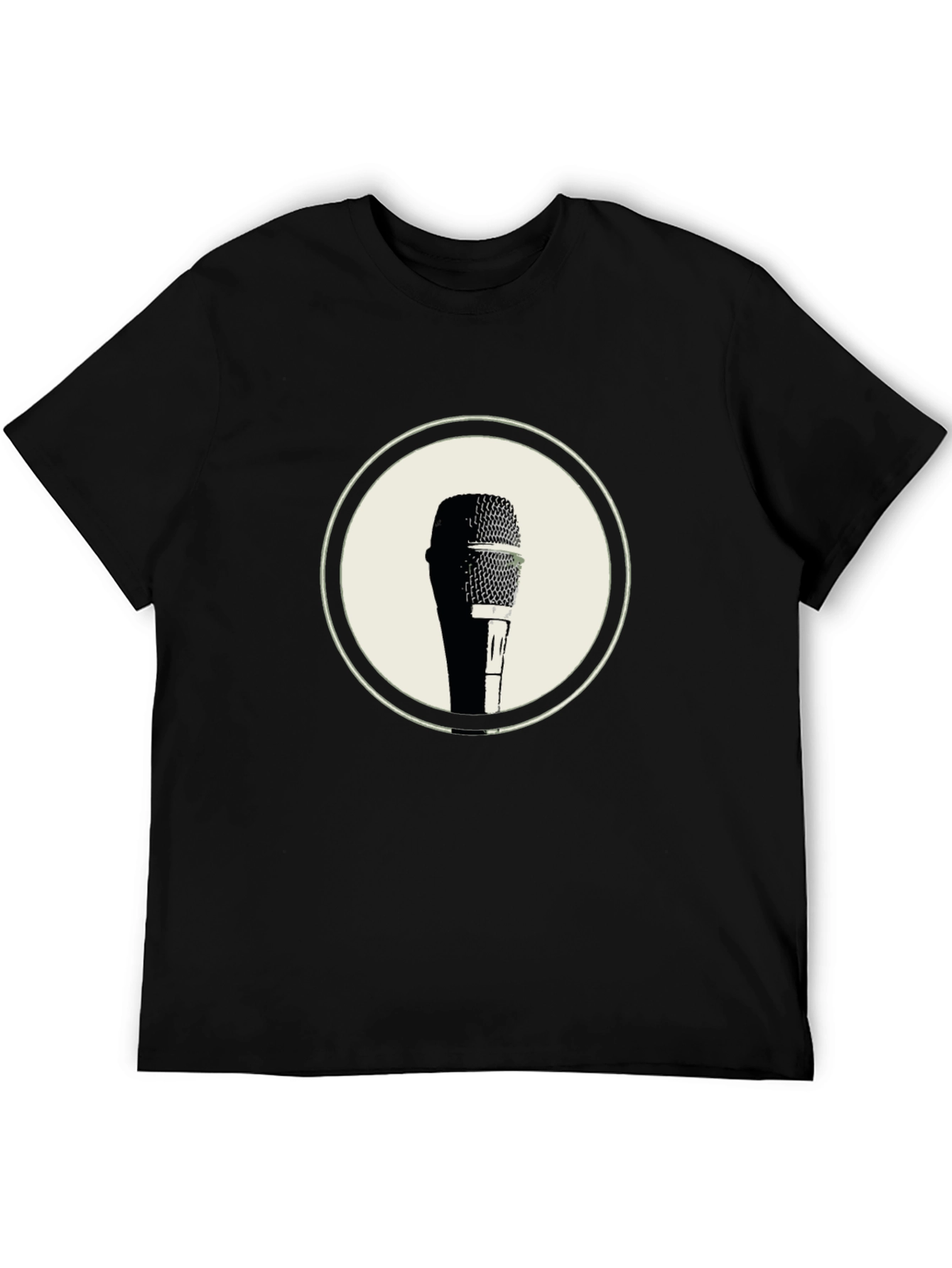 Retro Microphone Graphic Tee
