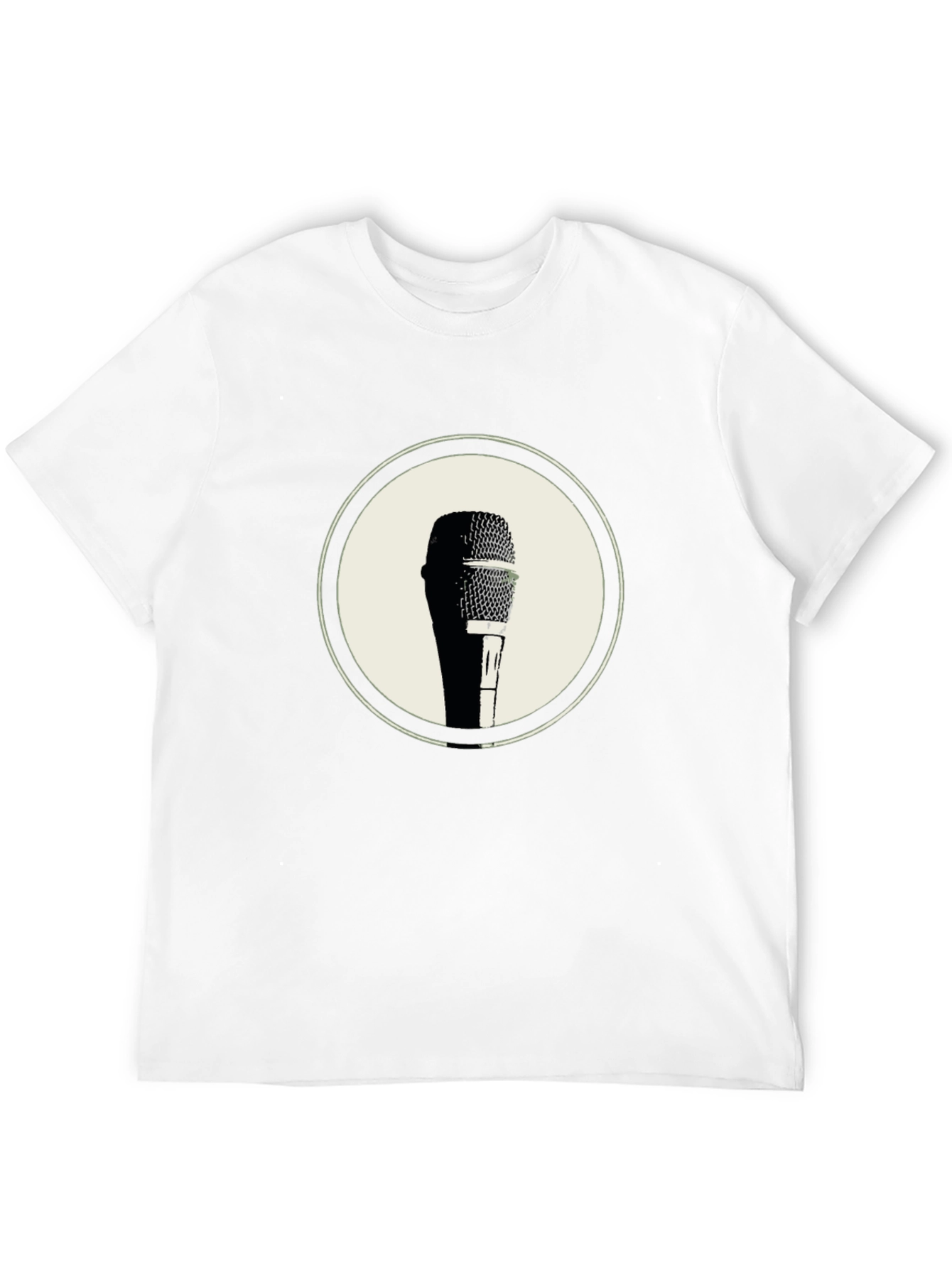 Retro Microphone Graphic Tee