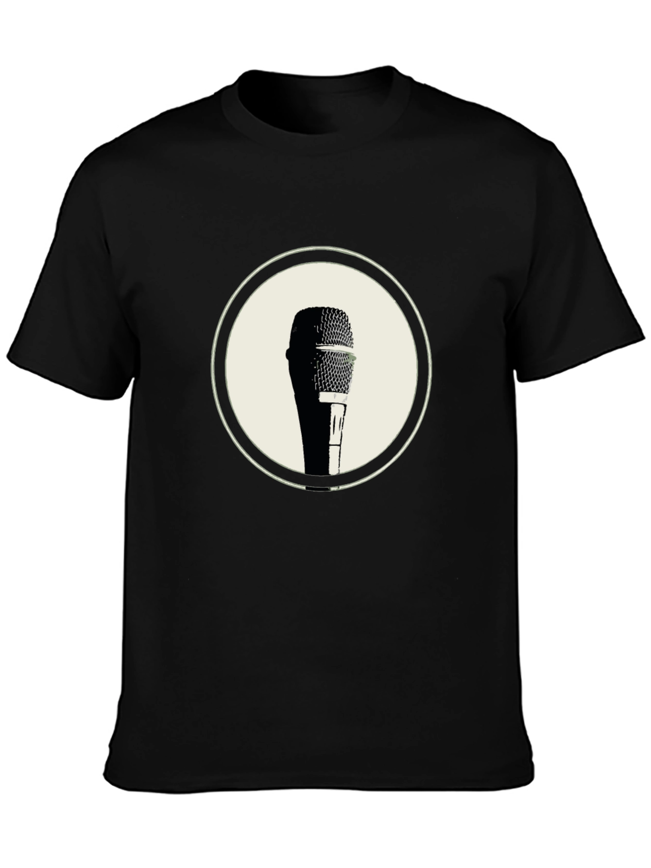 Retro Microphone Graphic Tee