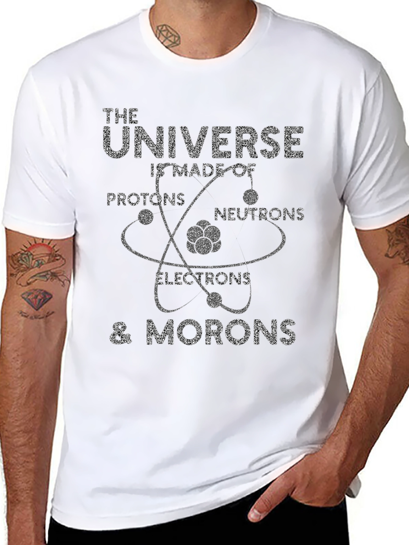 Funny Universe Science Humor Graphic T-Shirt