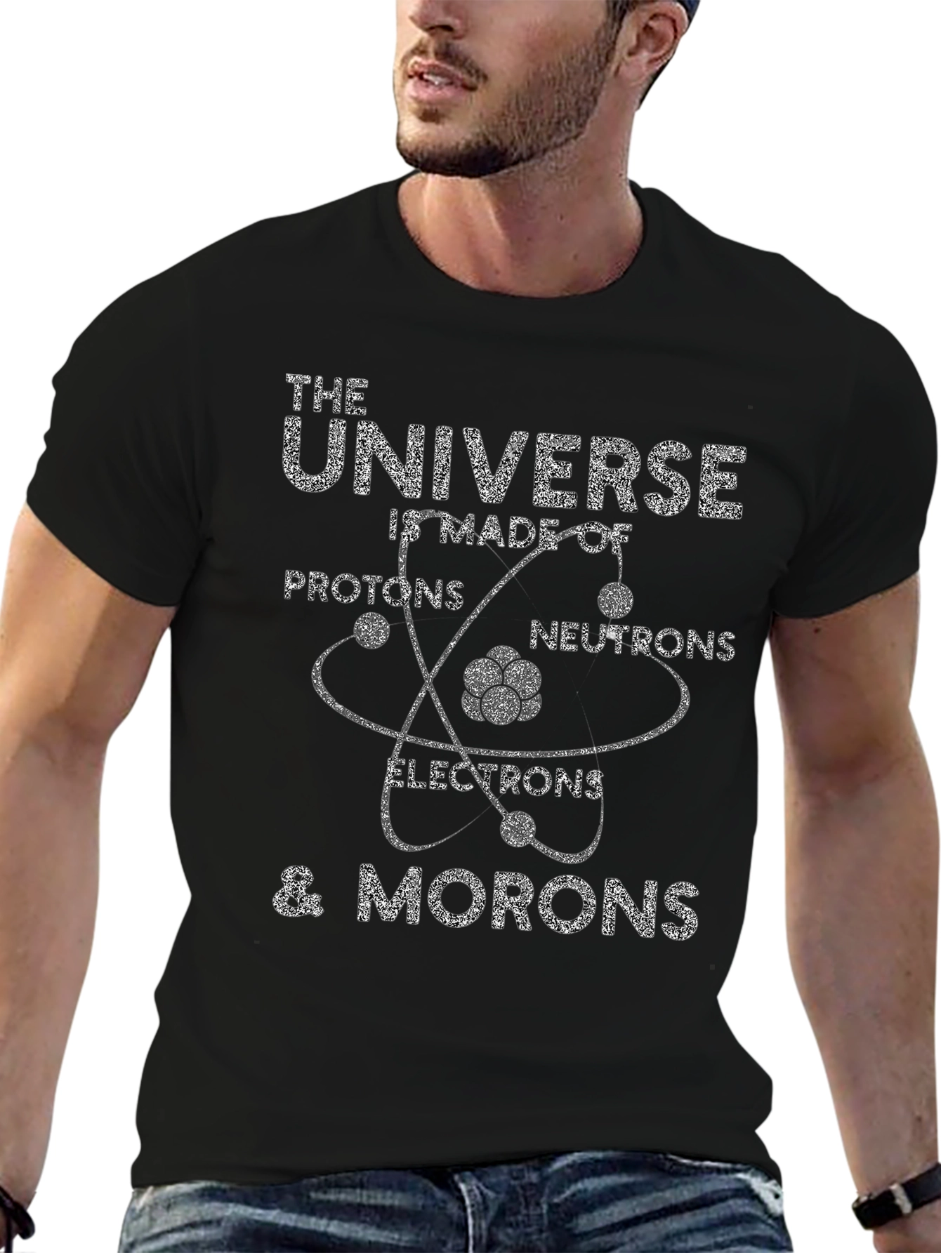 Funny Universe Science Humor Graphic T-Shirt