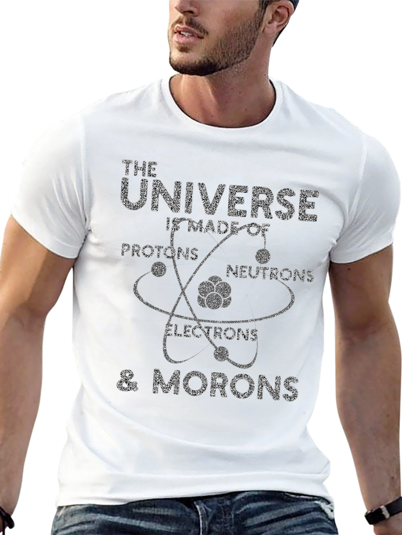 Funny Universe Science Humor Graphic T-Shirt