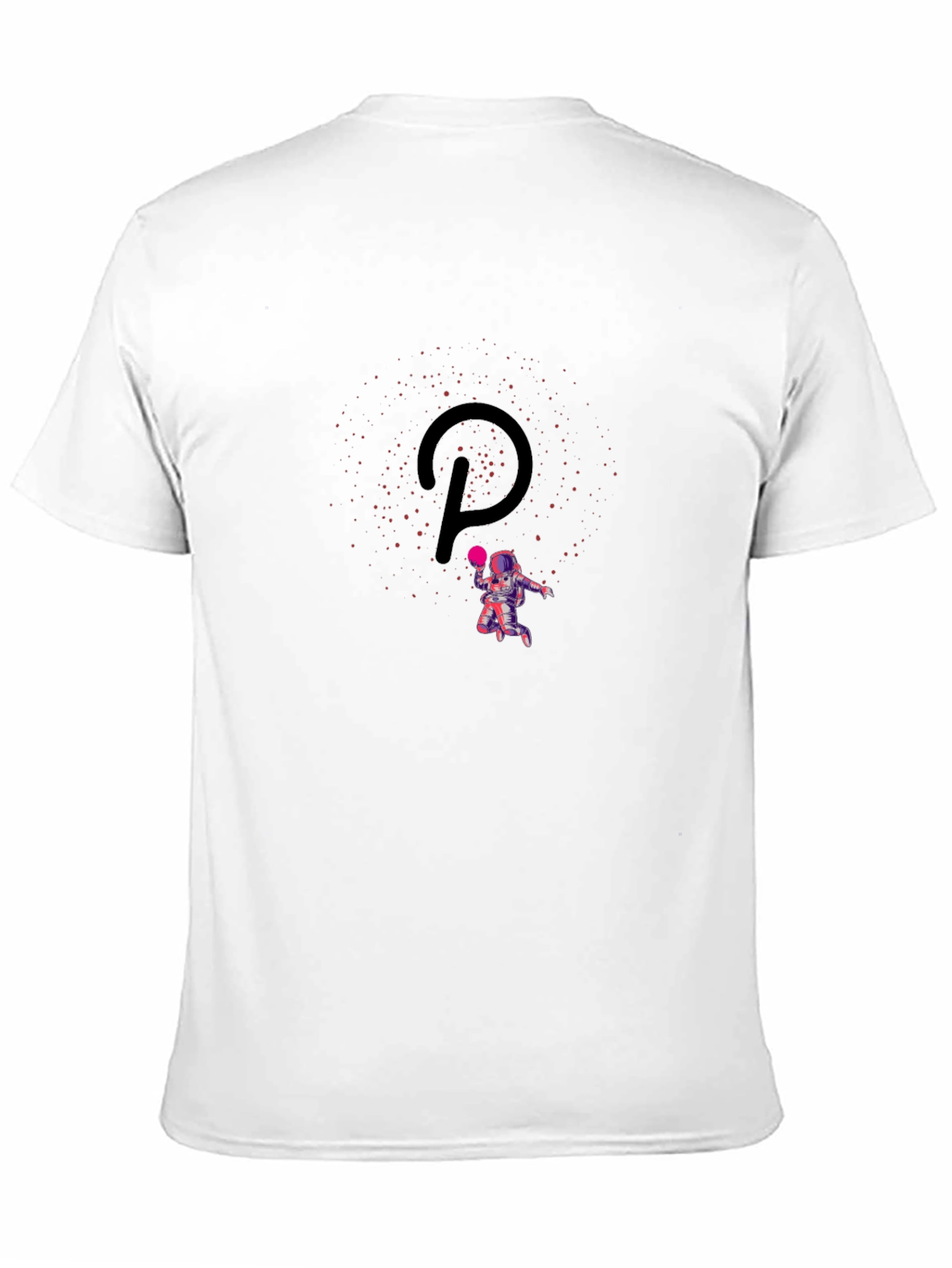 Astronaut Polkadot Crypto T-Shirt