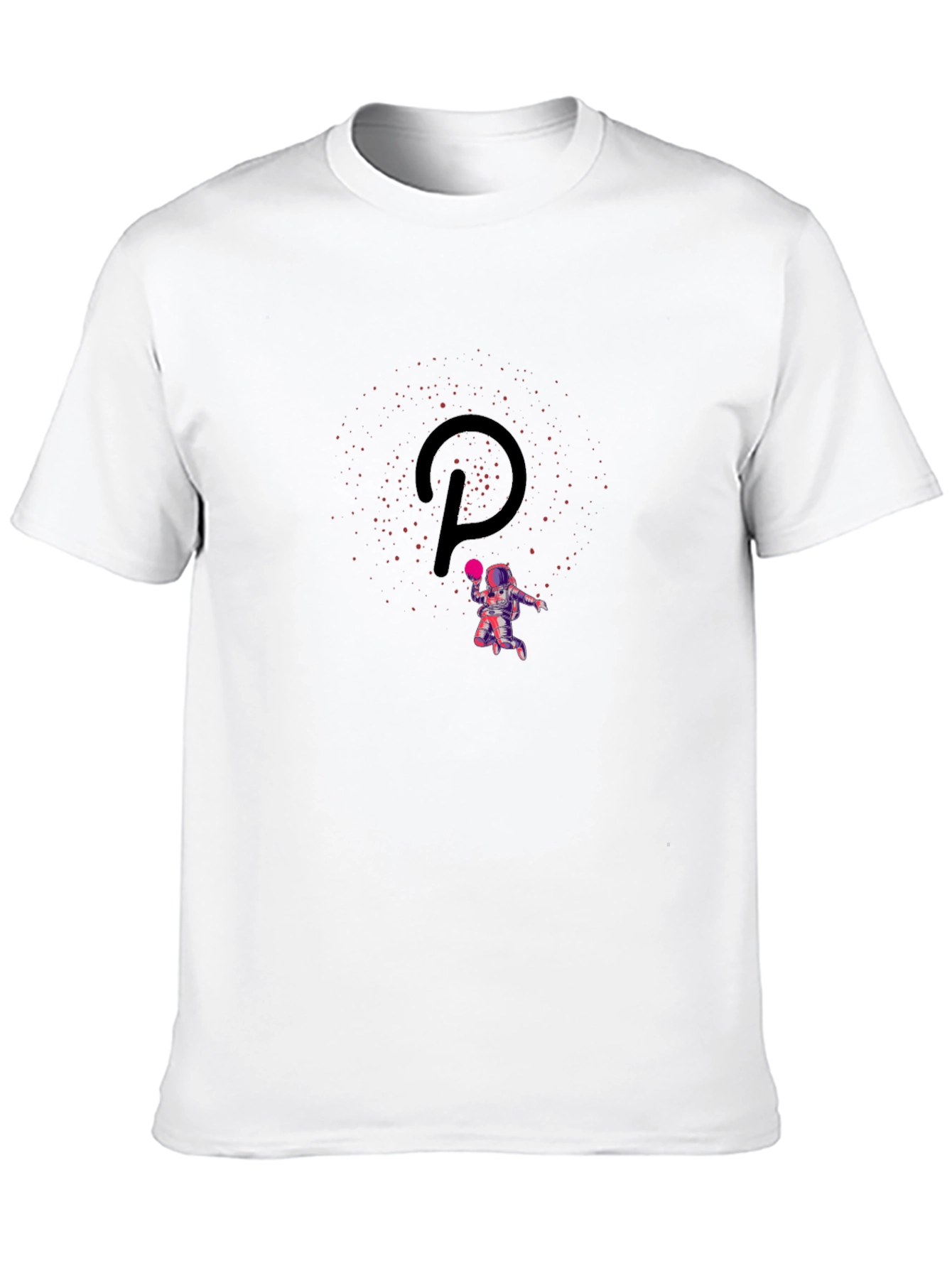 Astronaut Polkadot Crypto T-Shirt
