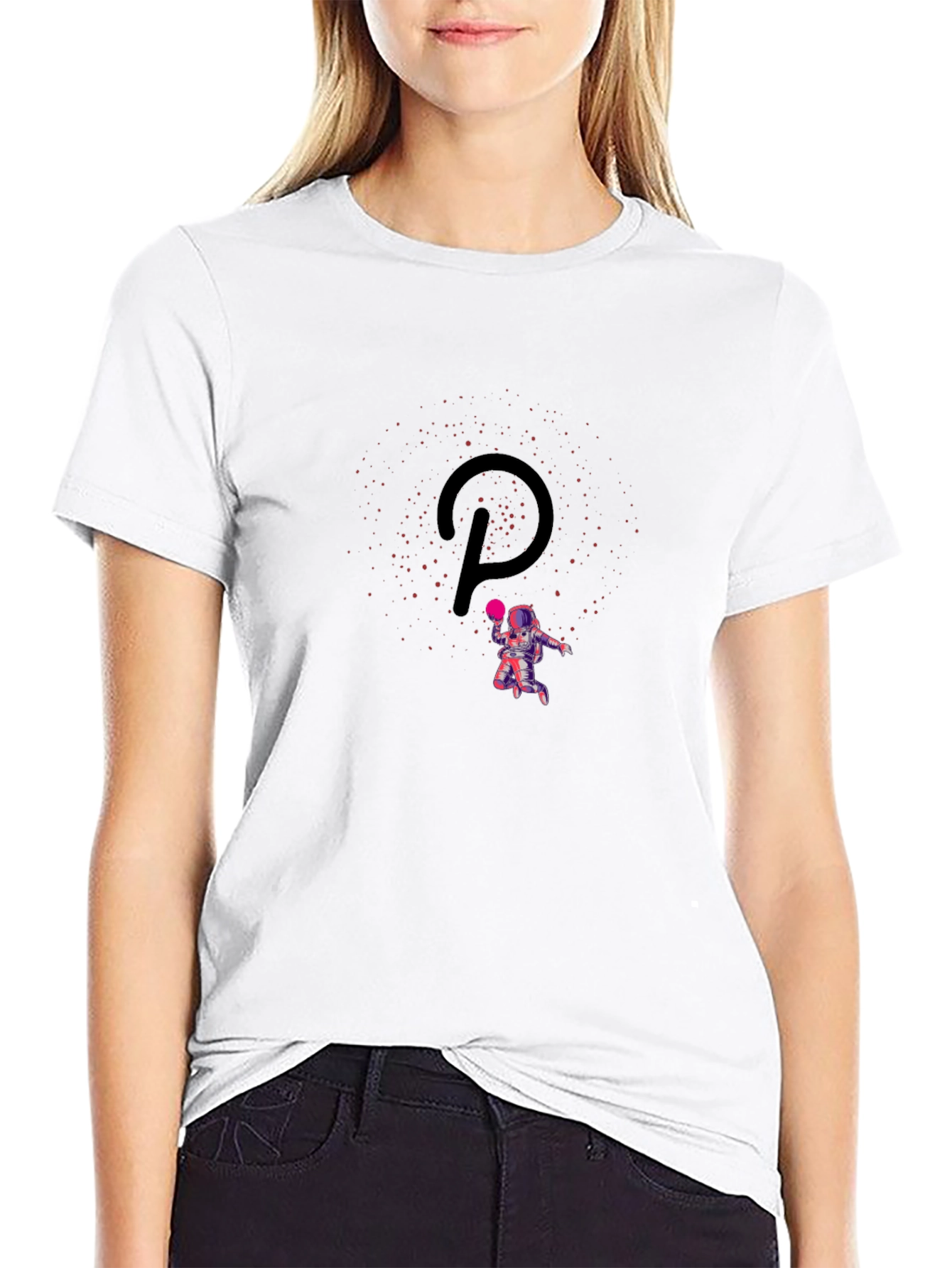 Astronaut Polkadot Crypto T-Shirt