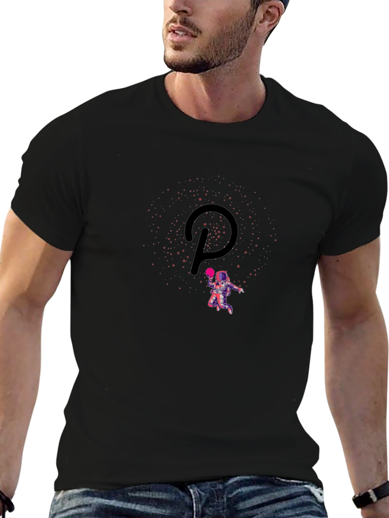 Astronaut Polkadot Crypto T-Shirt