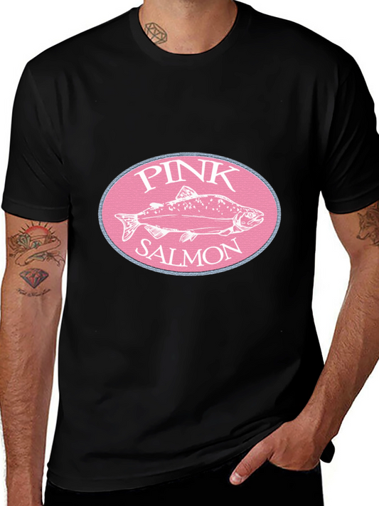 Pink Salmon Graphic T-Shirt