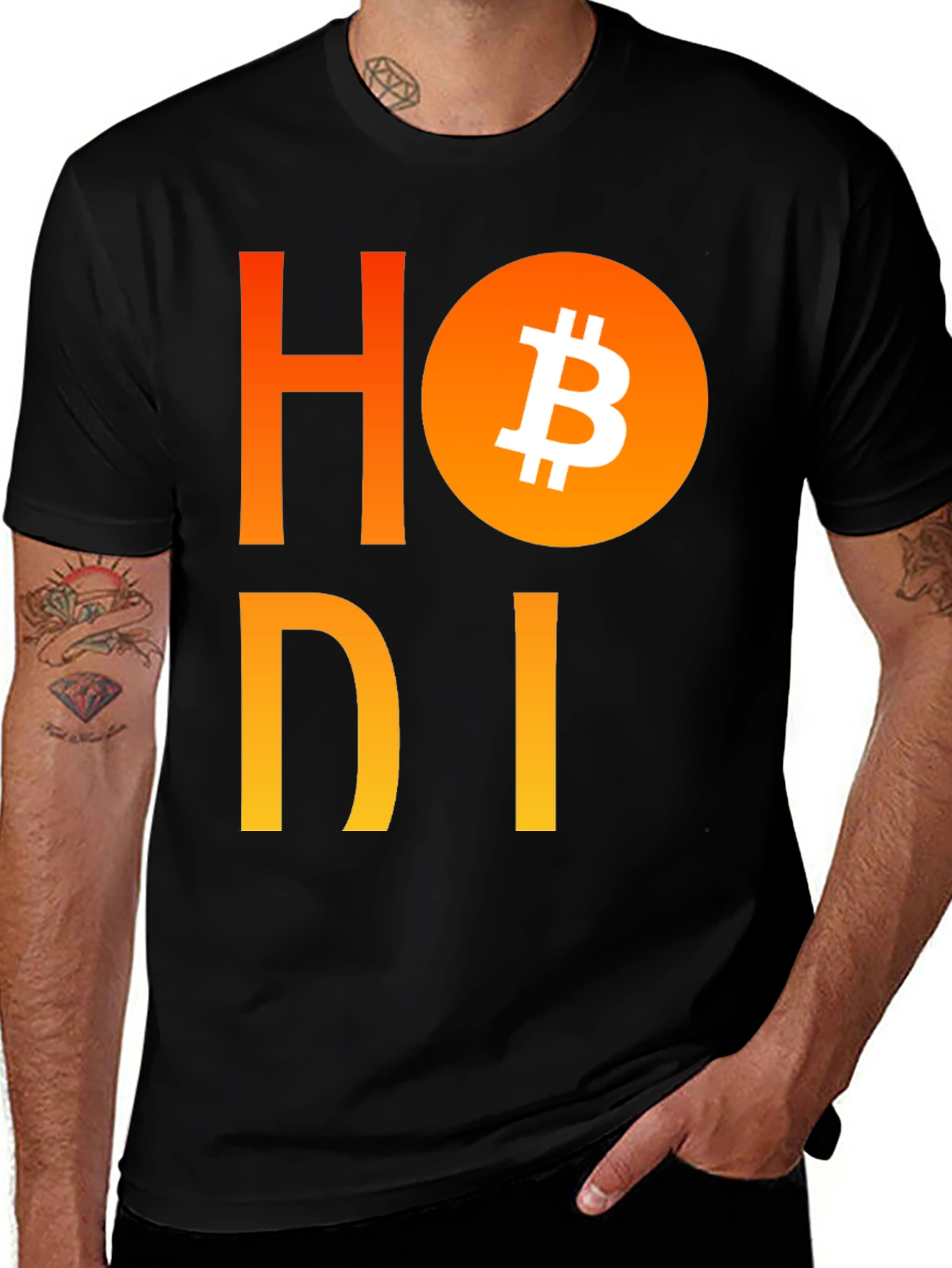HODL Bitcoin Crypto T-Shirt - Black Tee
