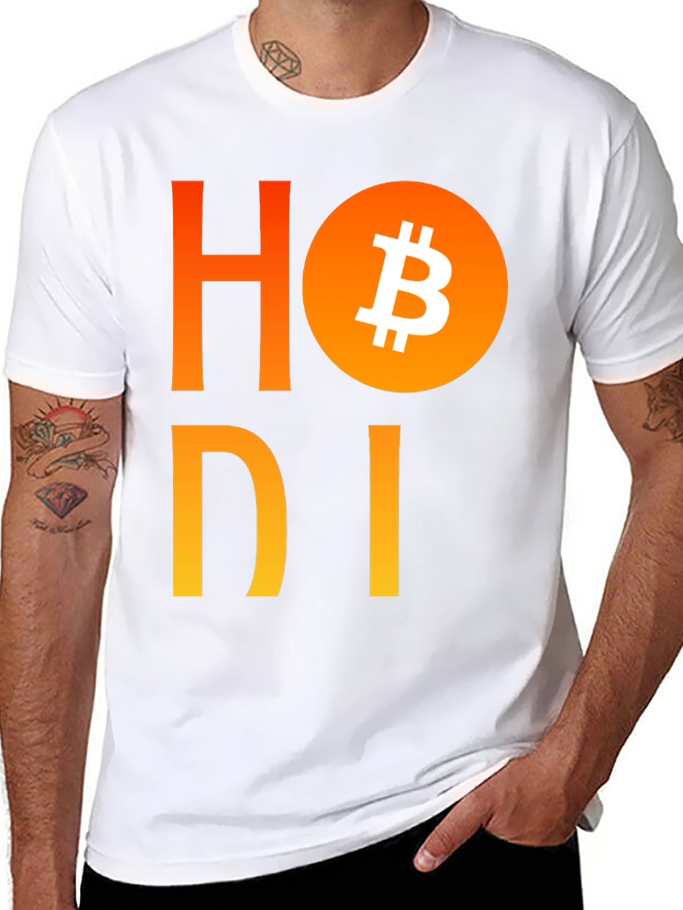 HODL Bitcoin Crypto T-Shirt - Black Tee