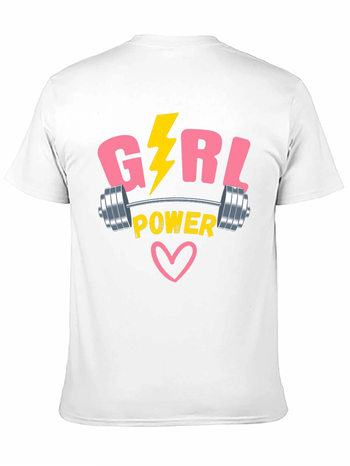 Girl Power T-Shirt - Weightlifting Design
