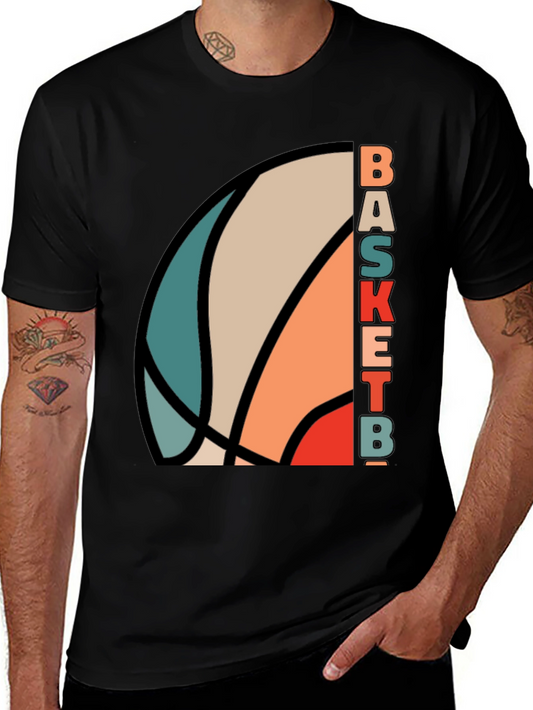 Retro Basketball Graphic Tee - Stylish Sportswear