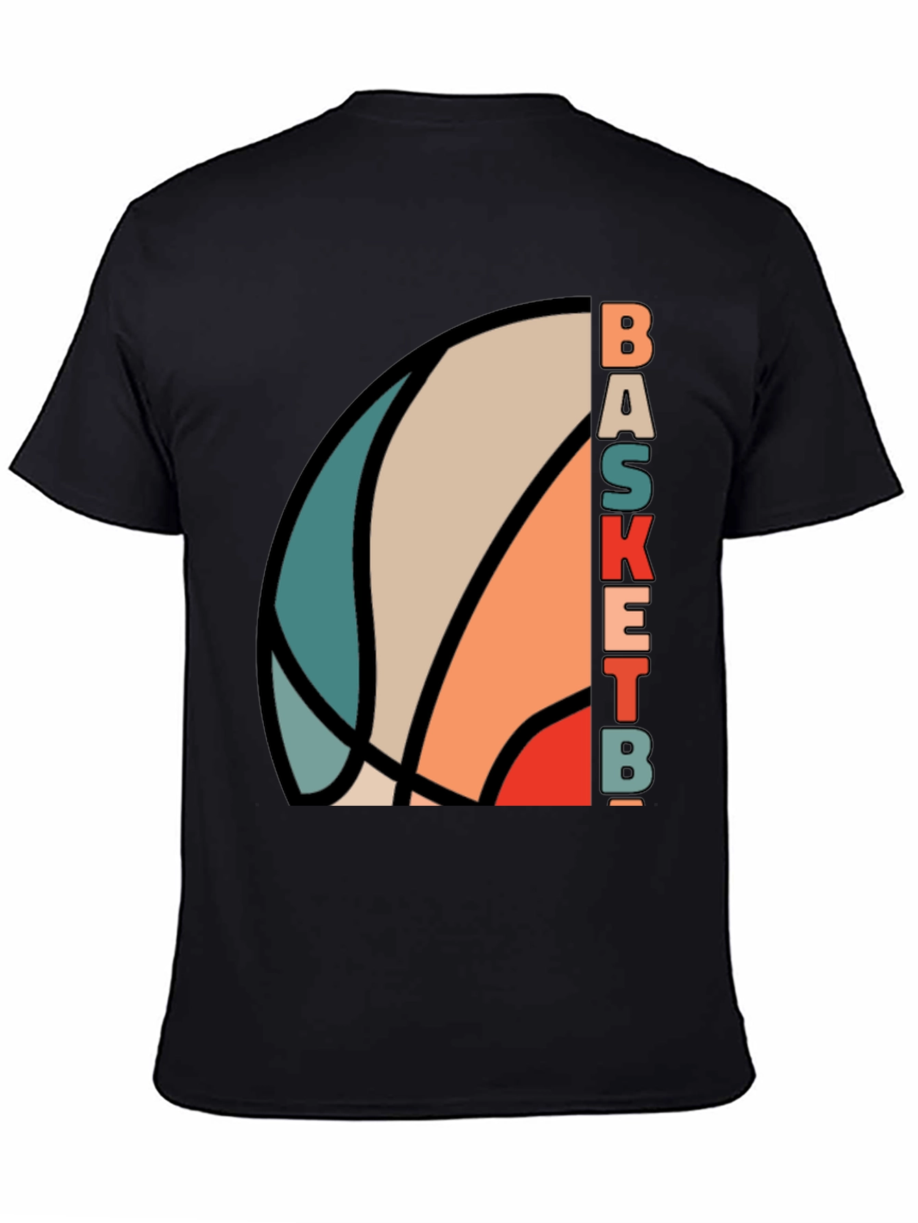Retro Basketball Graphic Tee - Stylish Sportswear