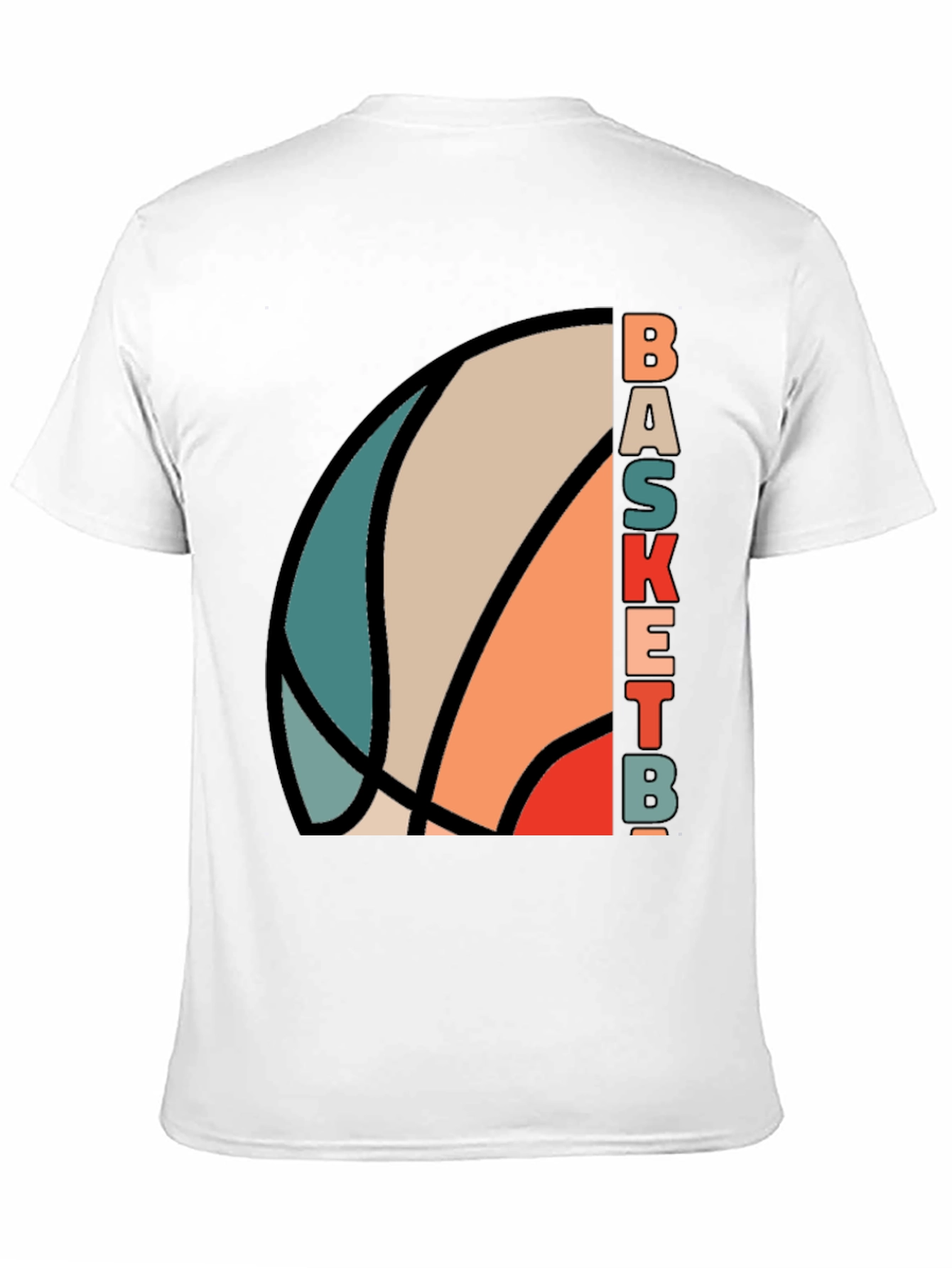 Retro Basketball Graphic Tee - Stylish Sportswear