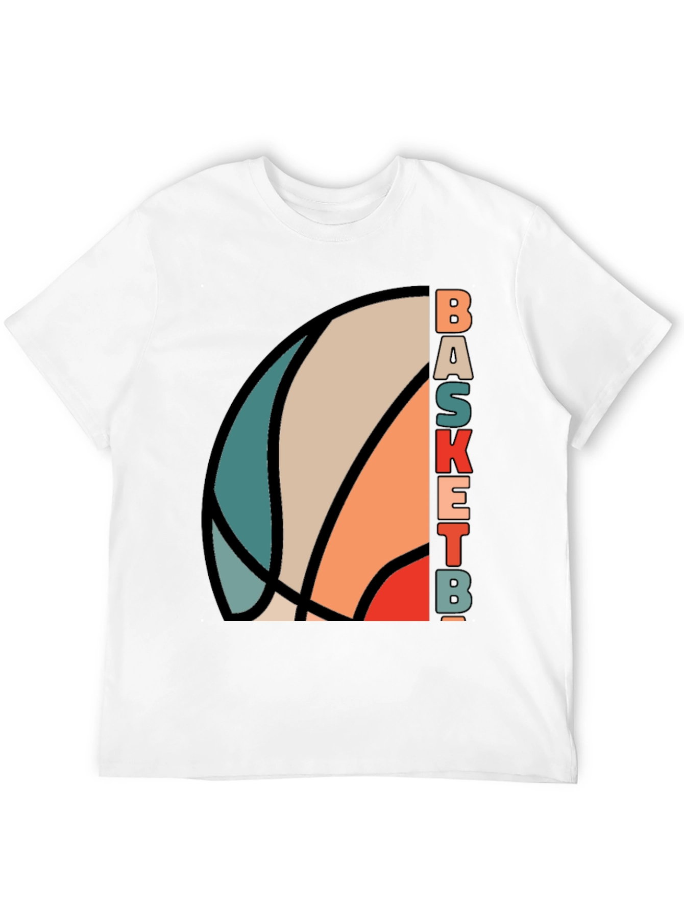 Retro Basketball Graphic Tee - Stylish Sportswear
