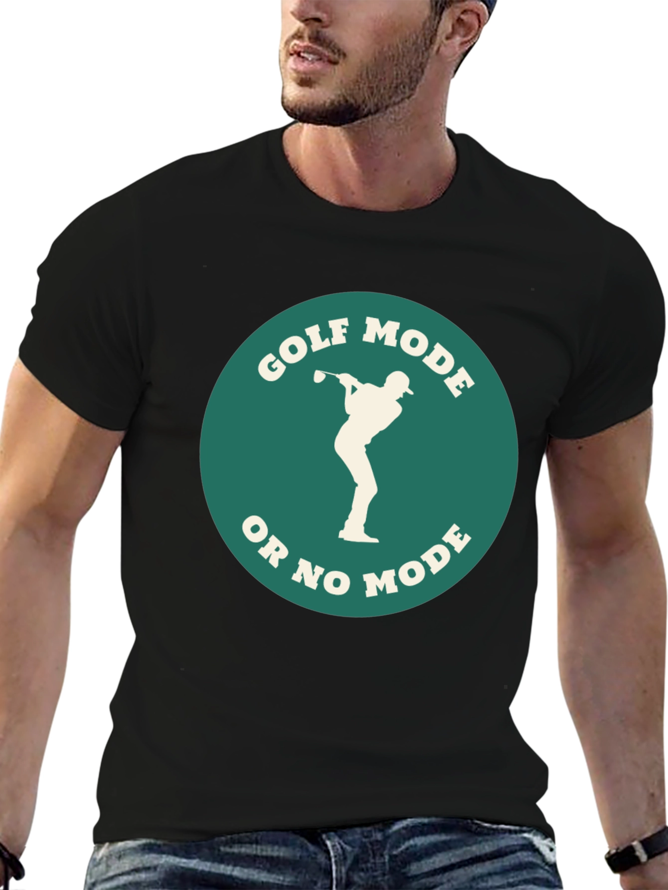 Golf Mode T-Shirt - Funny Golfer Tee
