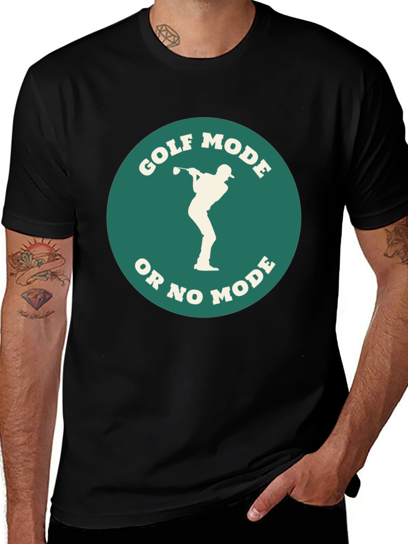 Golf Mode T-Shirt - Funny Golfer Tee