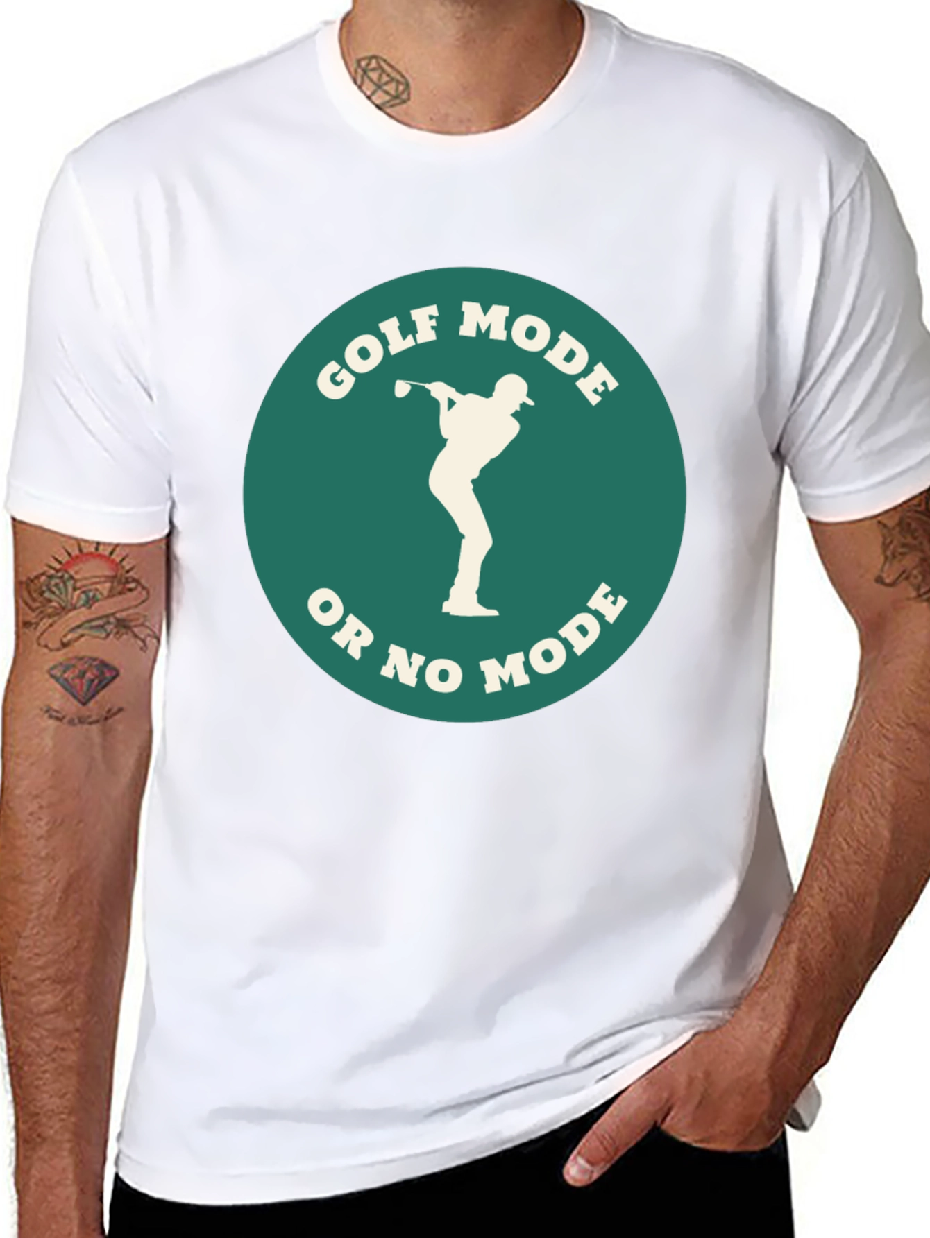 Golf Mode T-Shirt - Funny Golfer Tee
