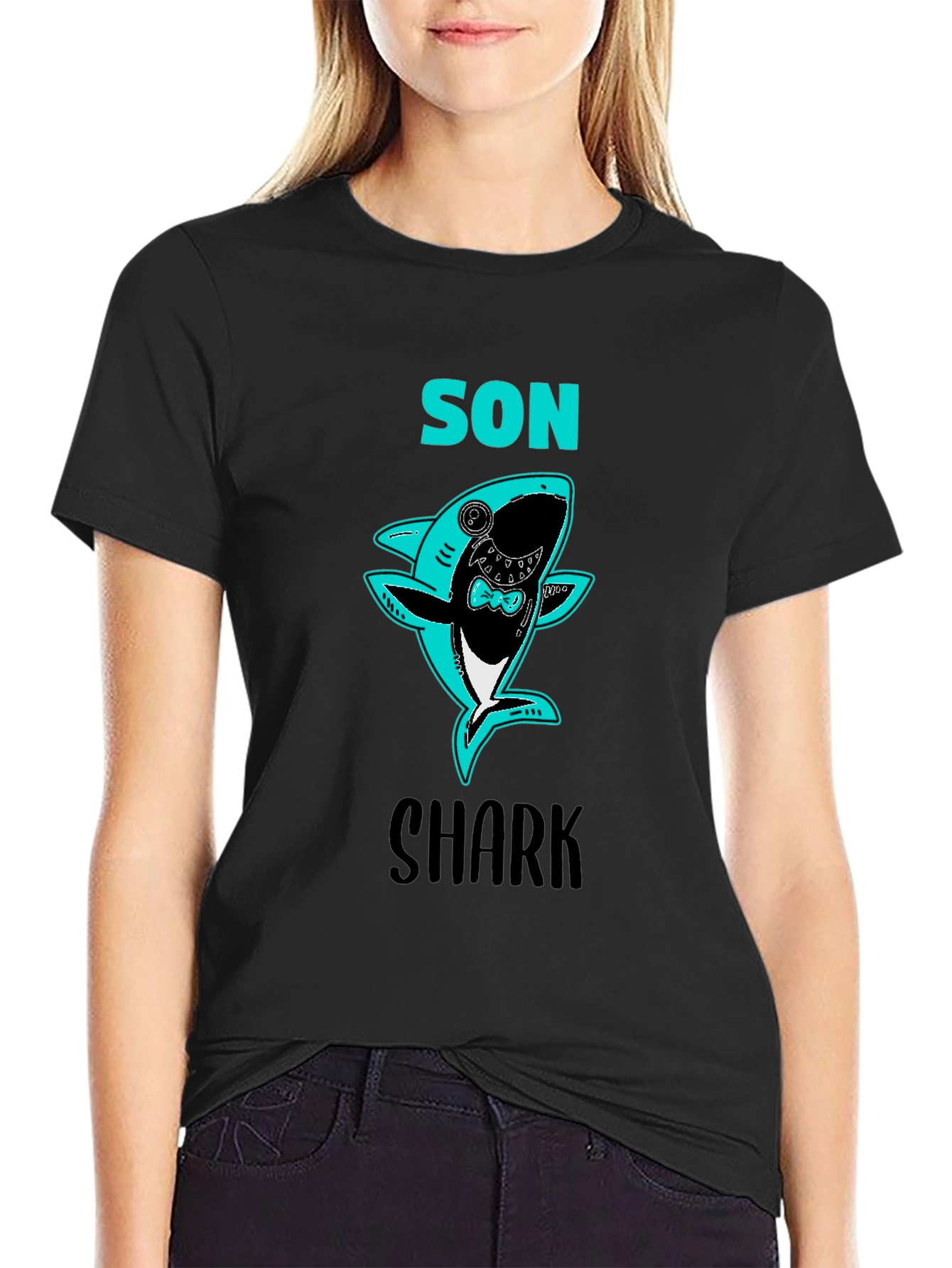 Son Shark T-Shirt - Fun Fathers Day Tee