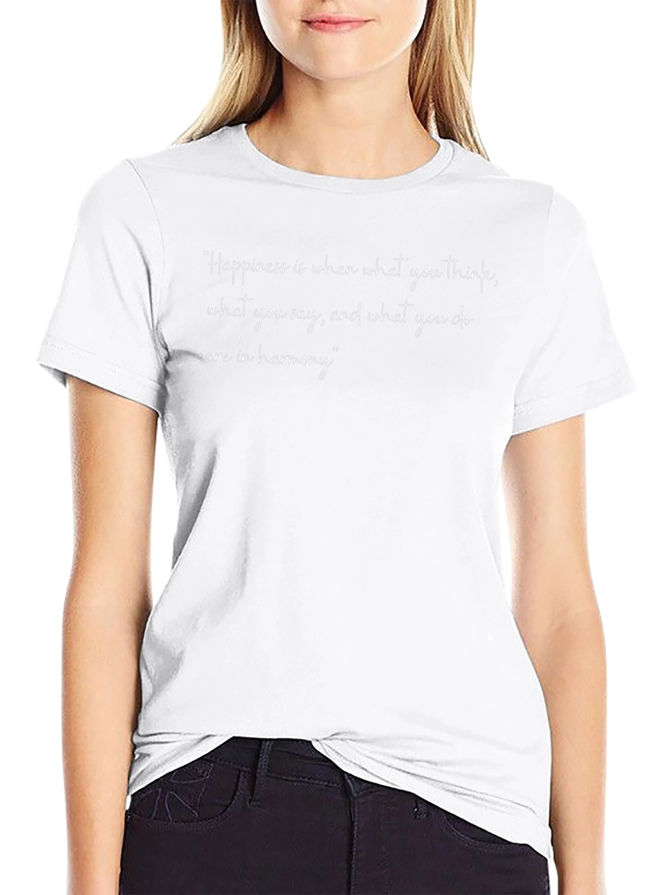 Harmony Quote T-Shirt - Inspiring Graphic Tee