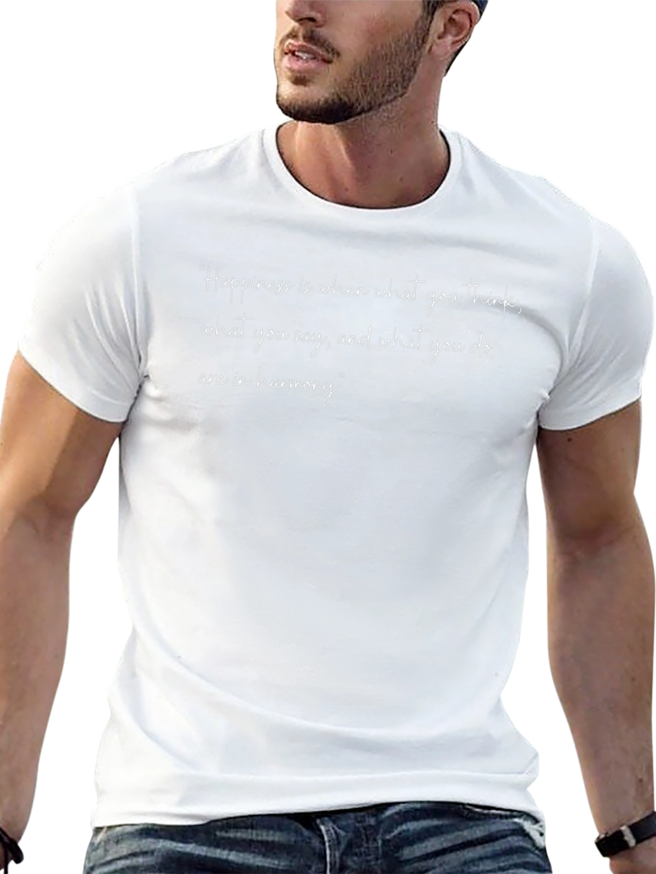 Harmony Quote T-Shirt - Inspiring Graphic Tee