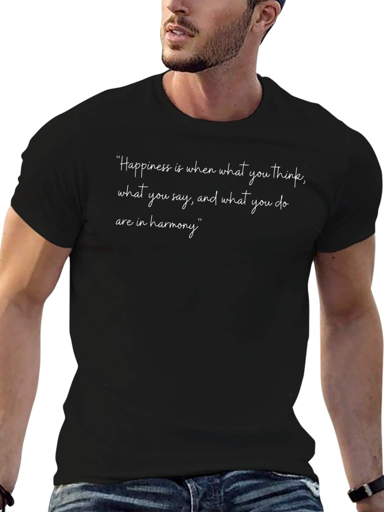 Harmony Quote T-Shirt - Inspiring Graphic Tee