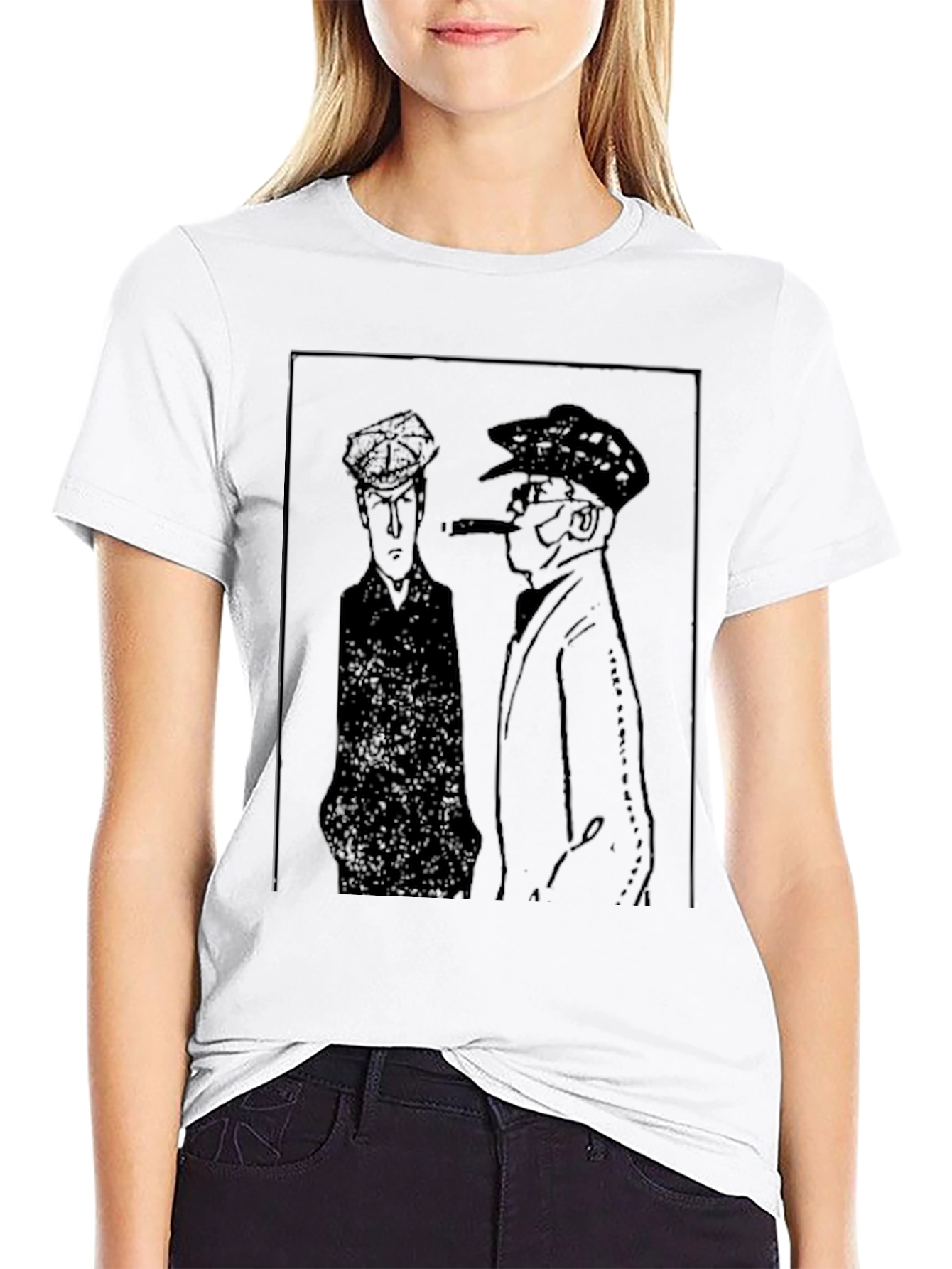 Noir Sketch Graphic T-Shirt