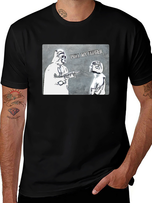 Darth Vader Pull My Finger T-Shirt - Black