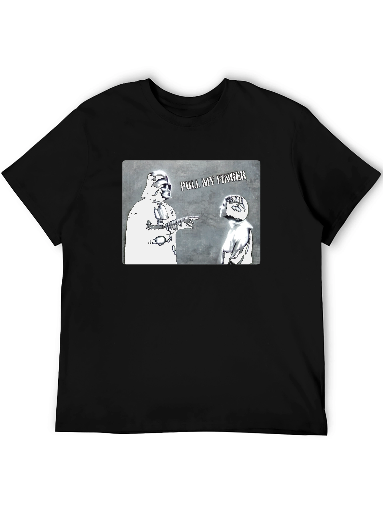 Darth Vader Pull My Finger T-Shirt - Black