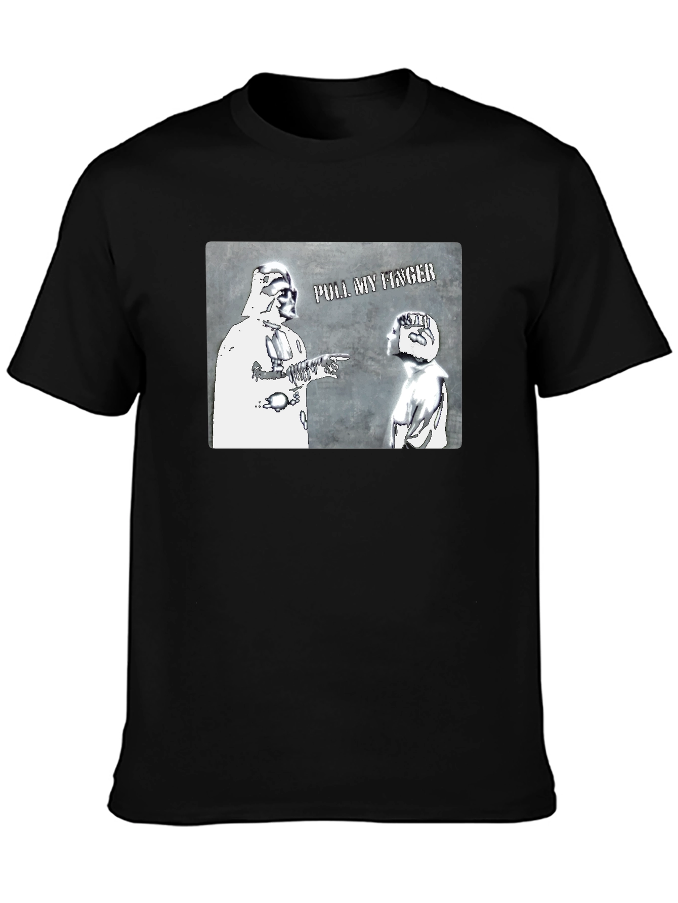 Darth Vader Pull My Finger T-Shirt - Black