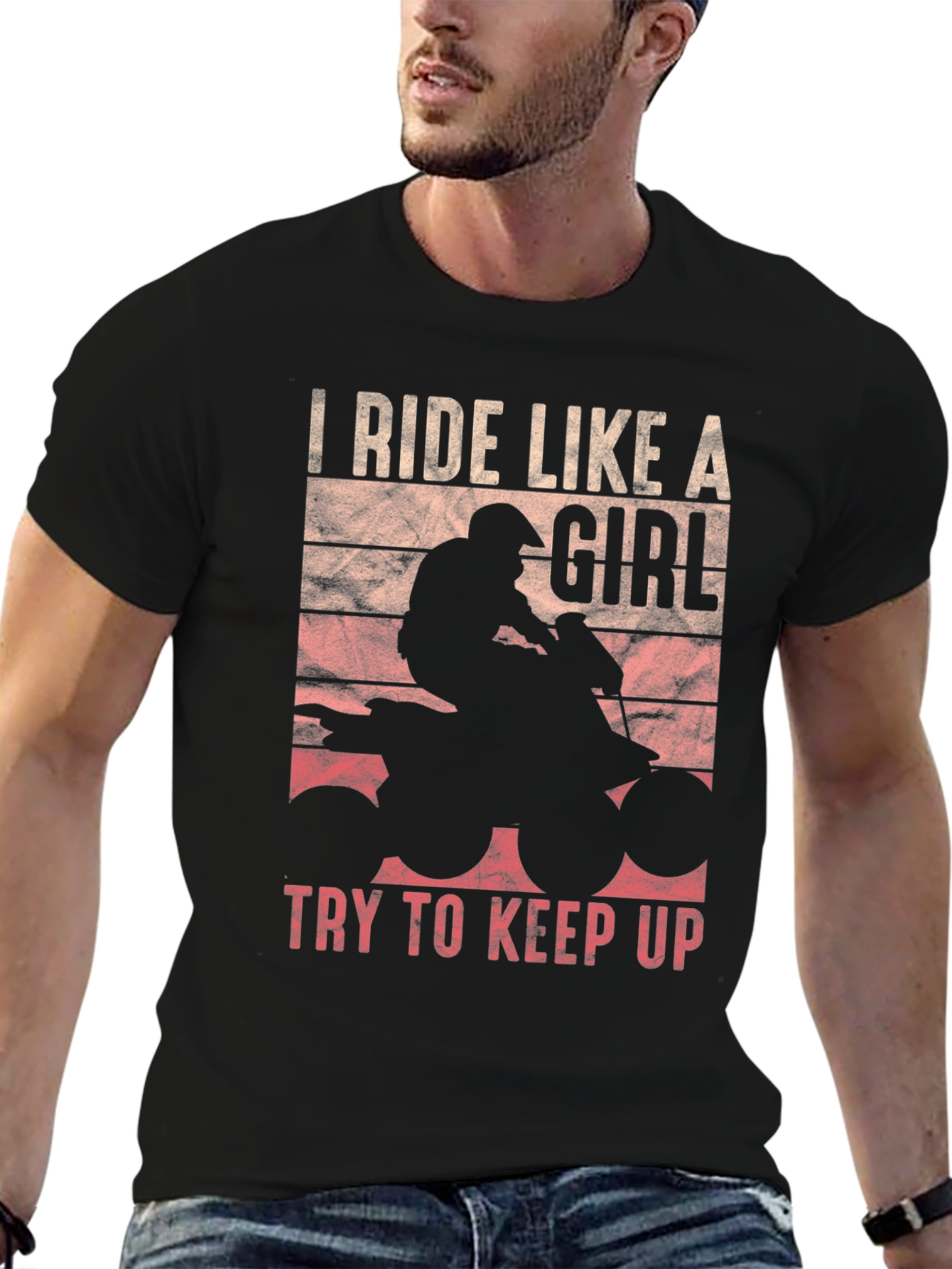 I Ride Like A Girl ATV T-Shirt