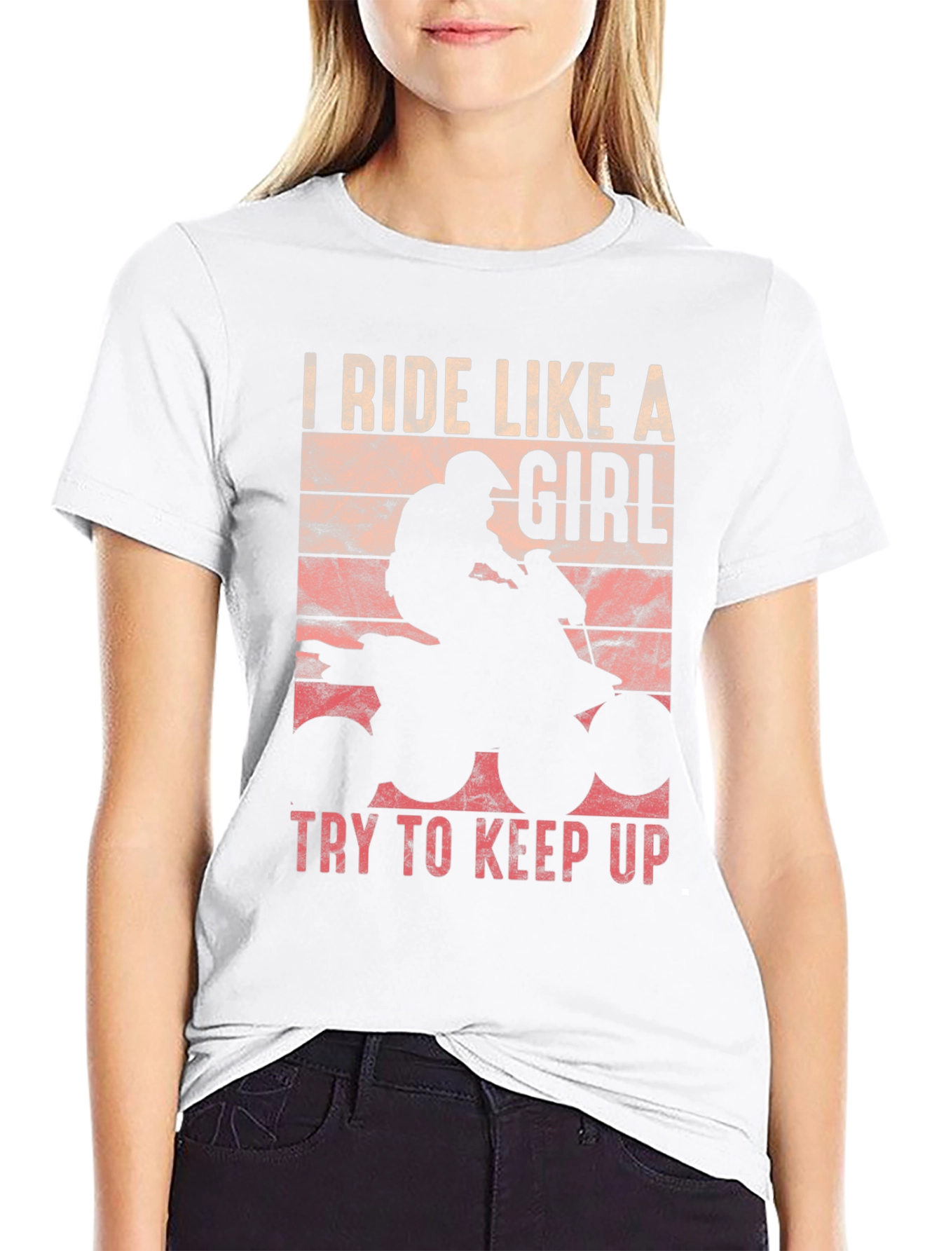 I Ride Like A Girl ATV T-Shirt