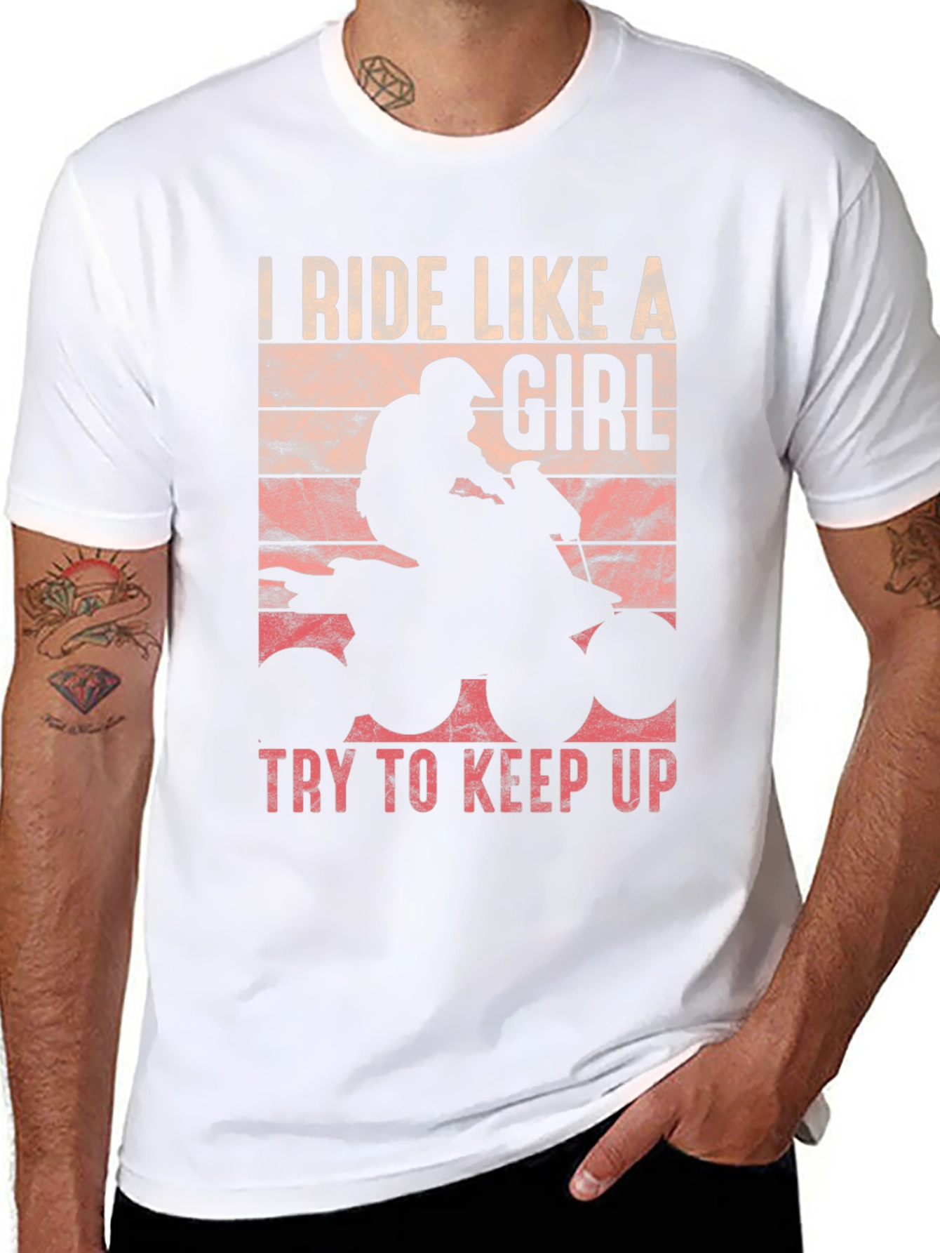 I Ride Like A Girl ATV T-Shirt