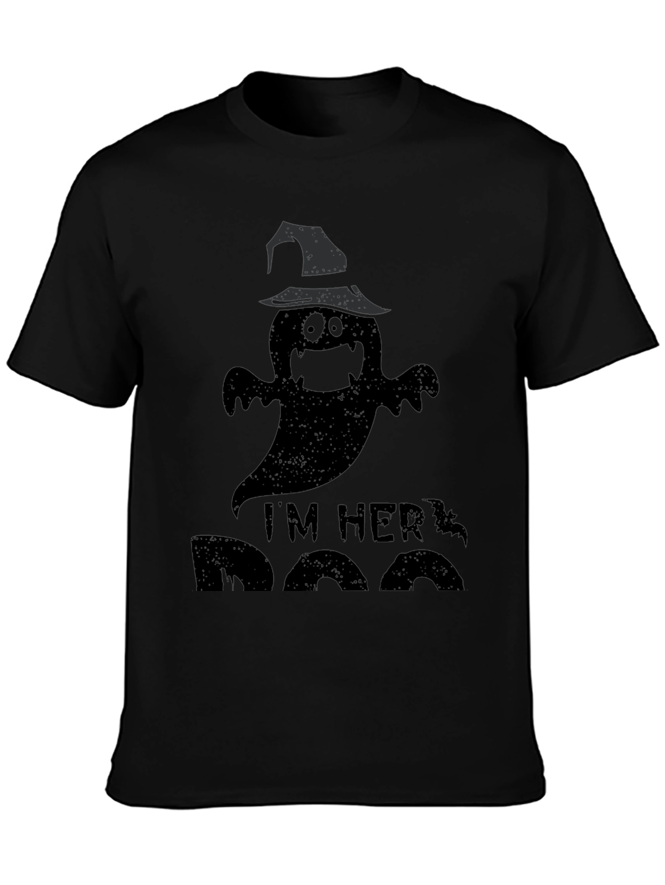 Im Her Boo Halloween T-Shirt - Ghost Design