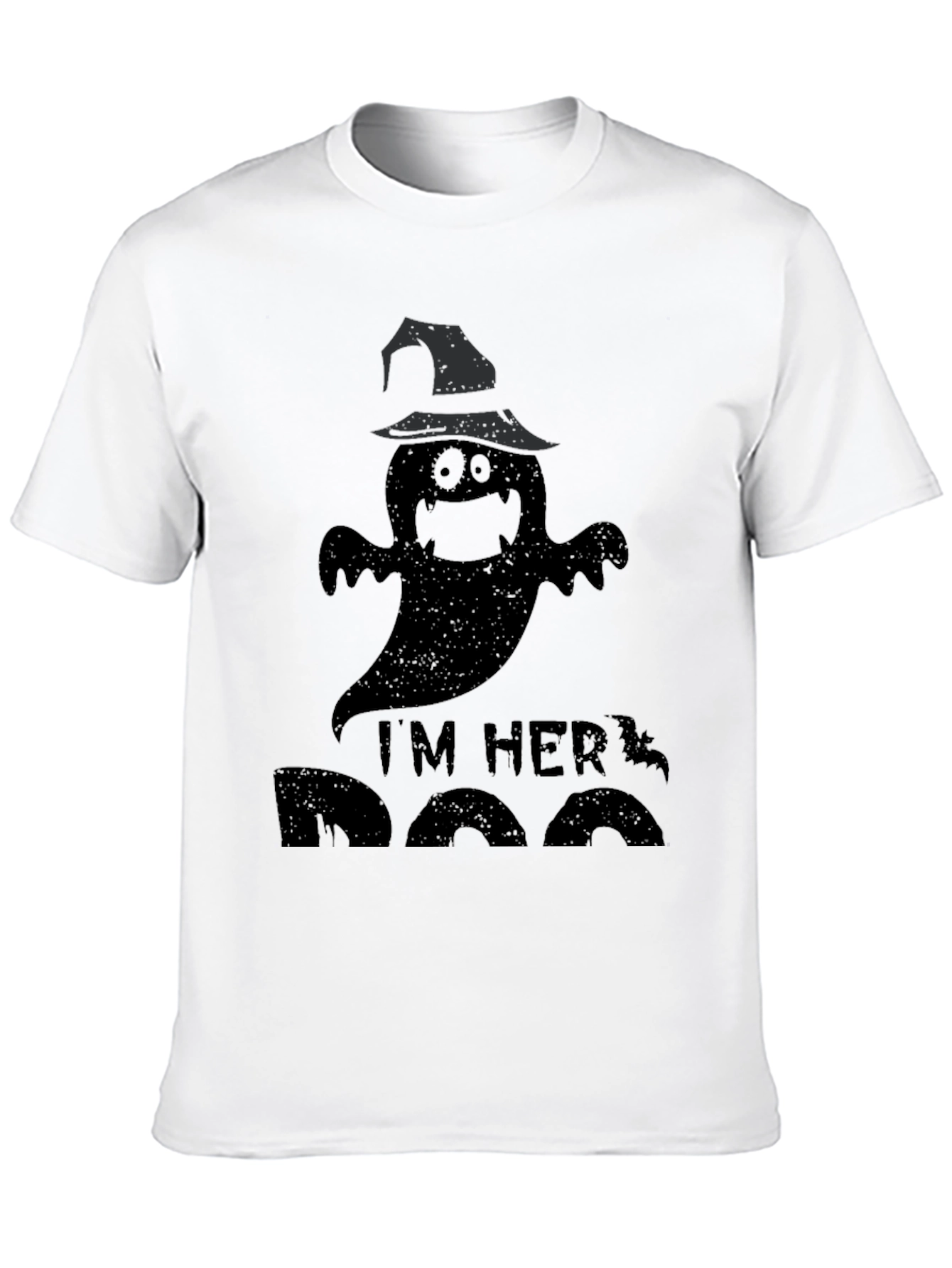 Im Her Boo Halloween T-Shirt - Ghost Design