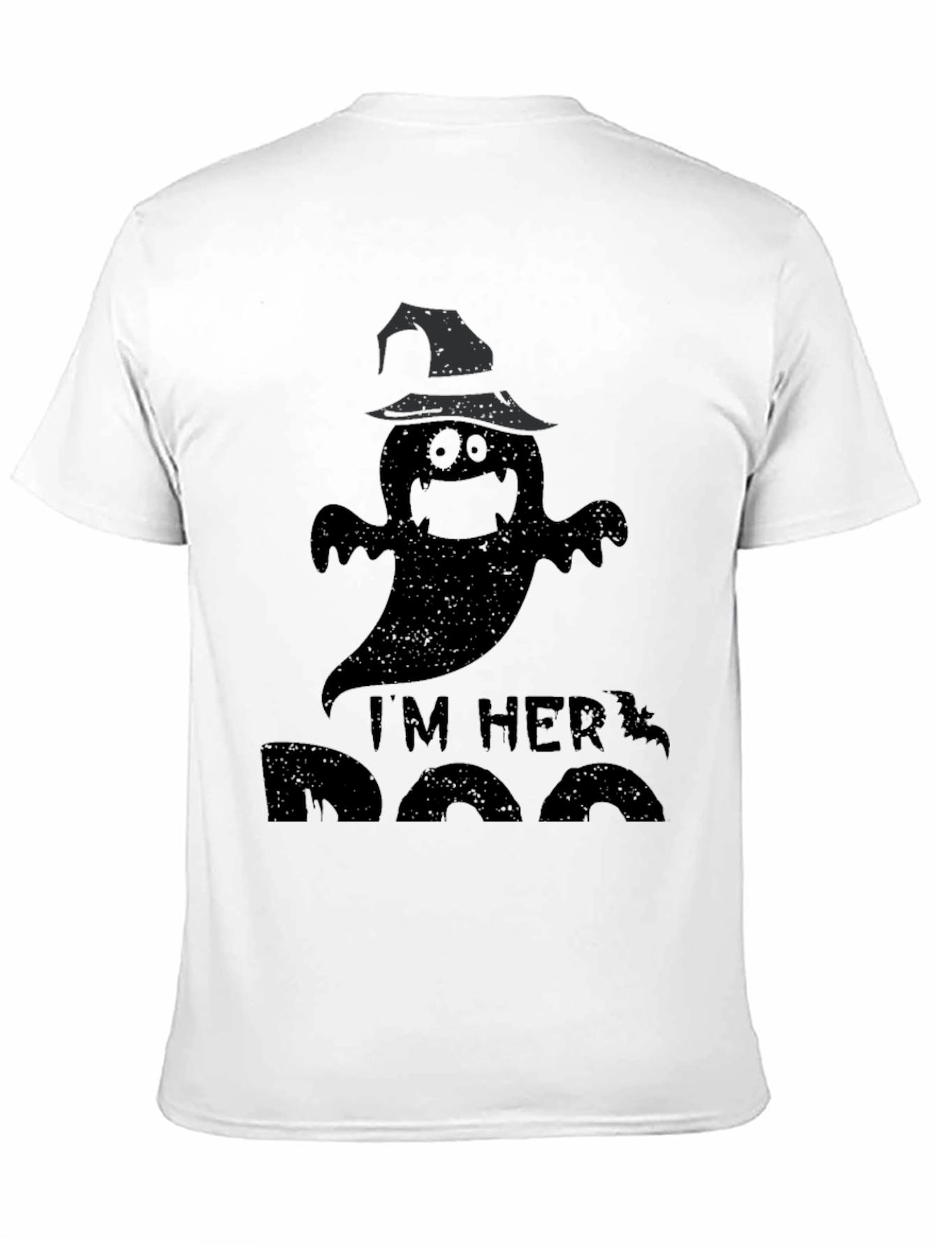 Im Her Boo Halloween T-Shirt - Ghost Design