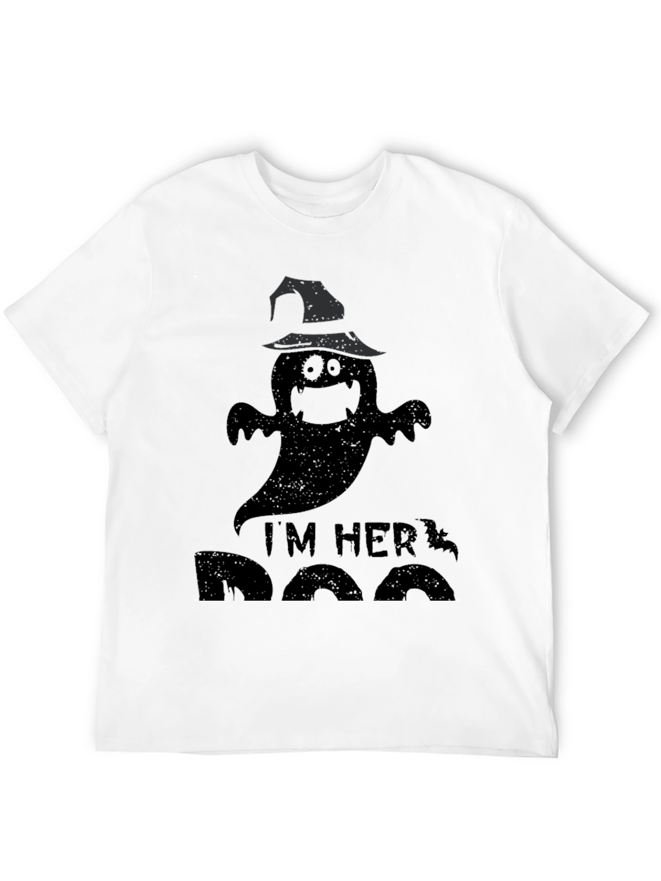 Im Her Boo Halloween T-Shirt - Ghost Design