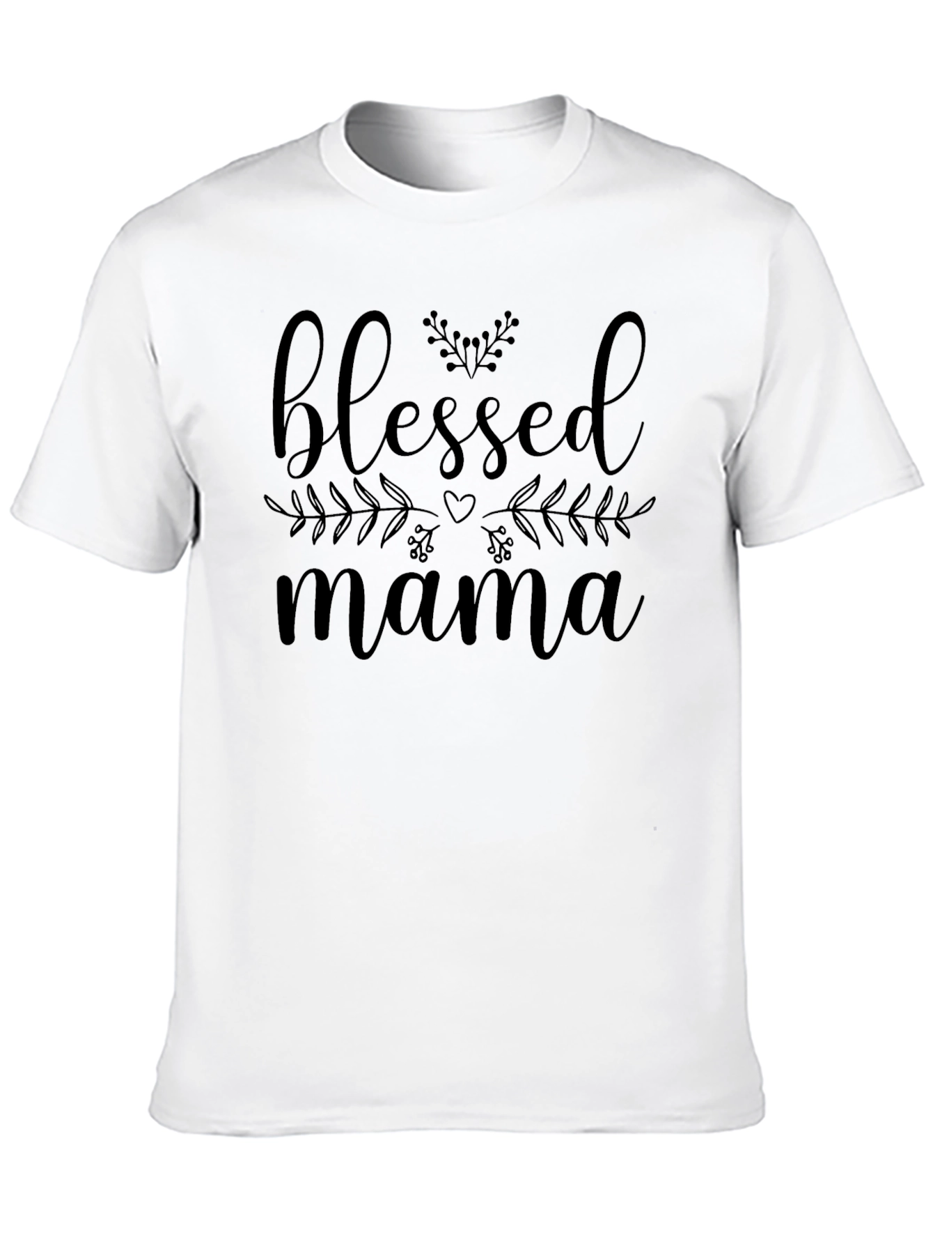 Blessed Mama Graphic Tee - Soft Cotton Comfort