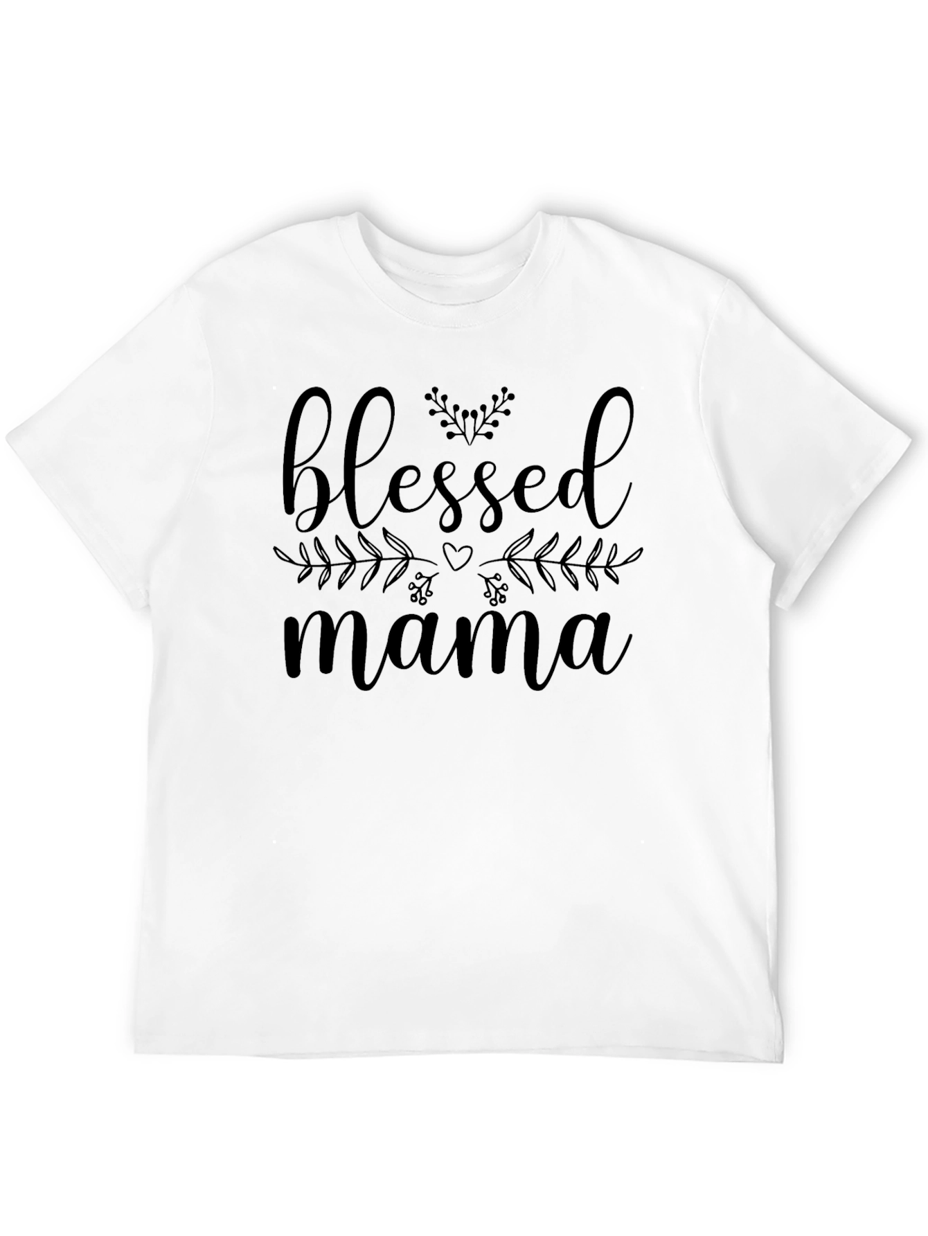 Blessed Mama Graphic Tee - Soft Cotton Comfort
