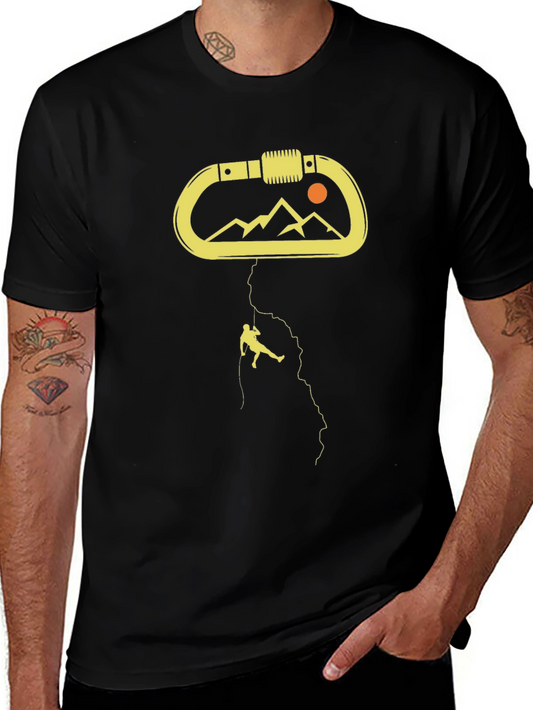 Climbing Carabiner Graphic T-Shirt
