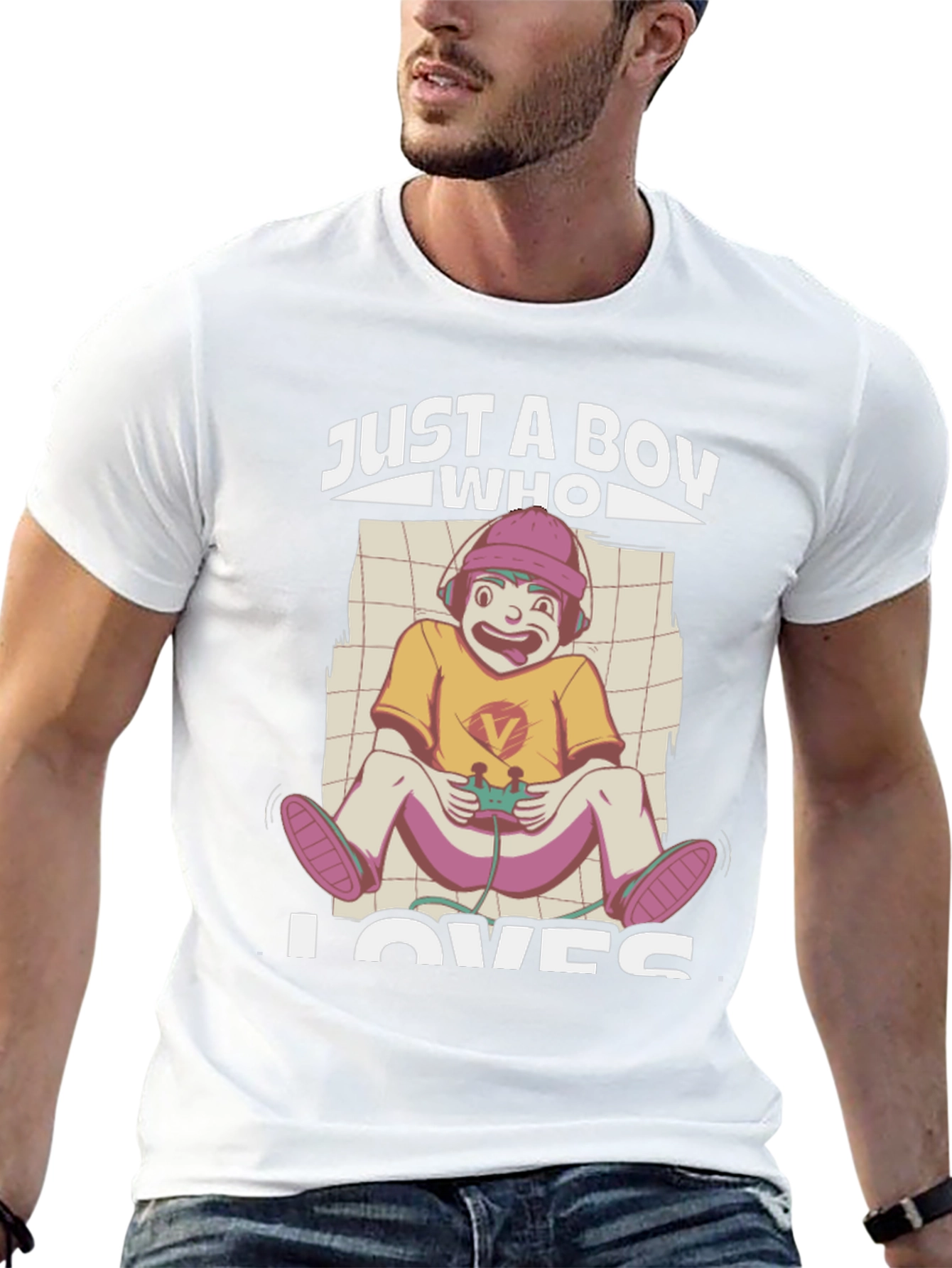 Just A Boy Who Loves Gaming T-Shirt