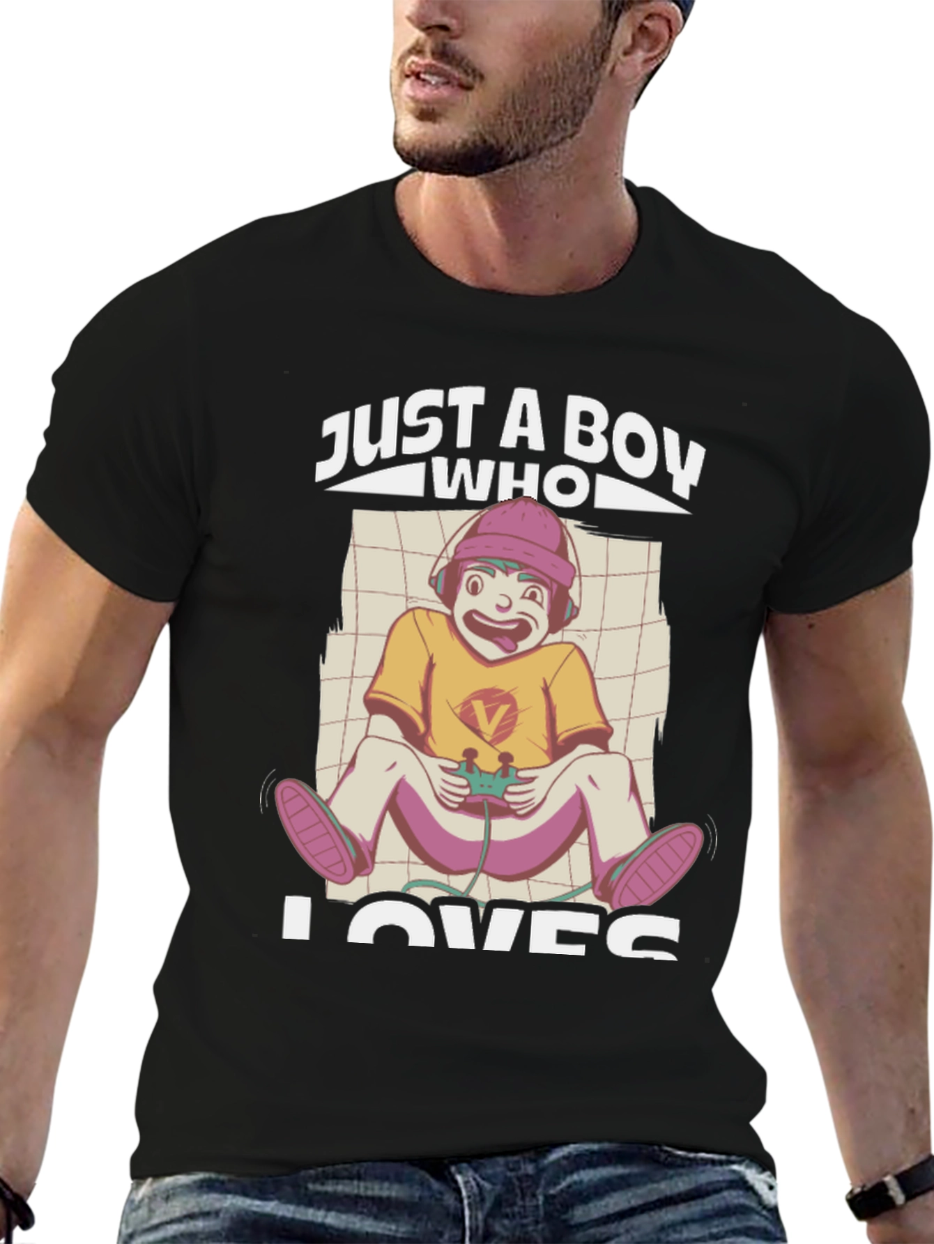 Just A Boy Who Loves Gaming T-Shirt