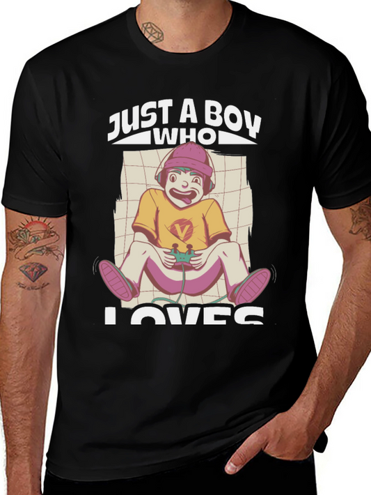 Just A Boy Who Loves Gaming T-Shirt