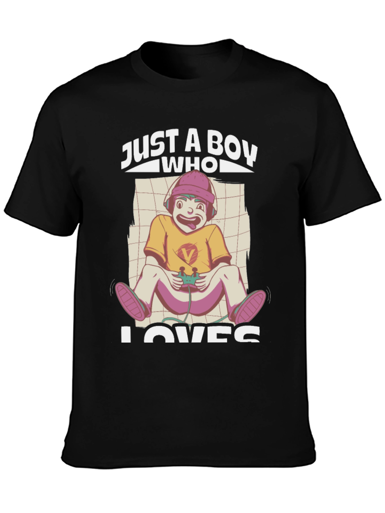 Just A Boy Who Loves Gaming T-Shirt